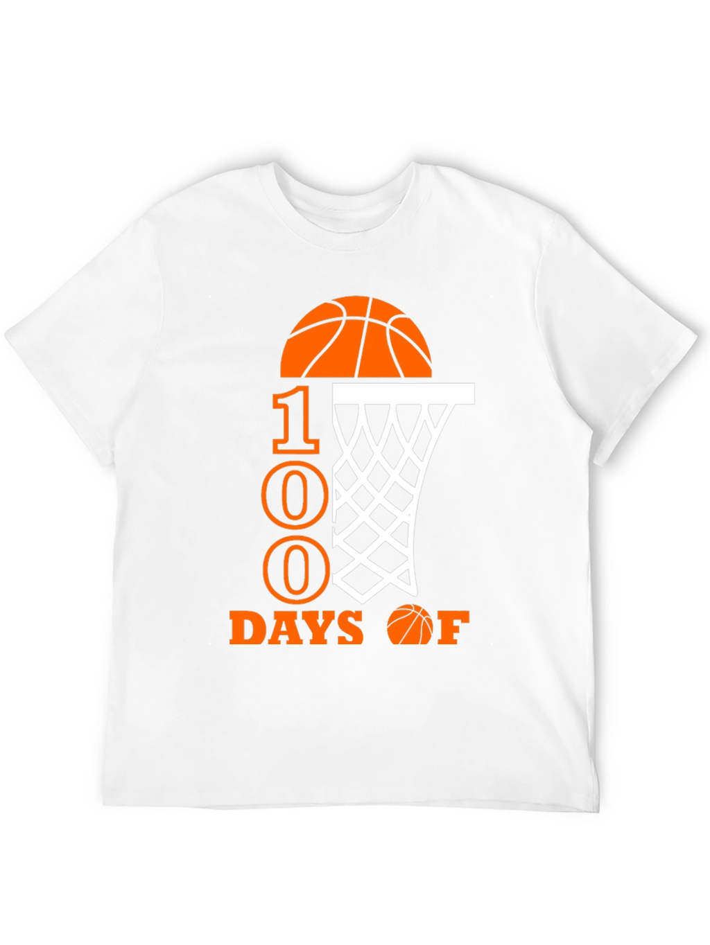100 Days of School Basketball T-Shirt