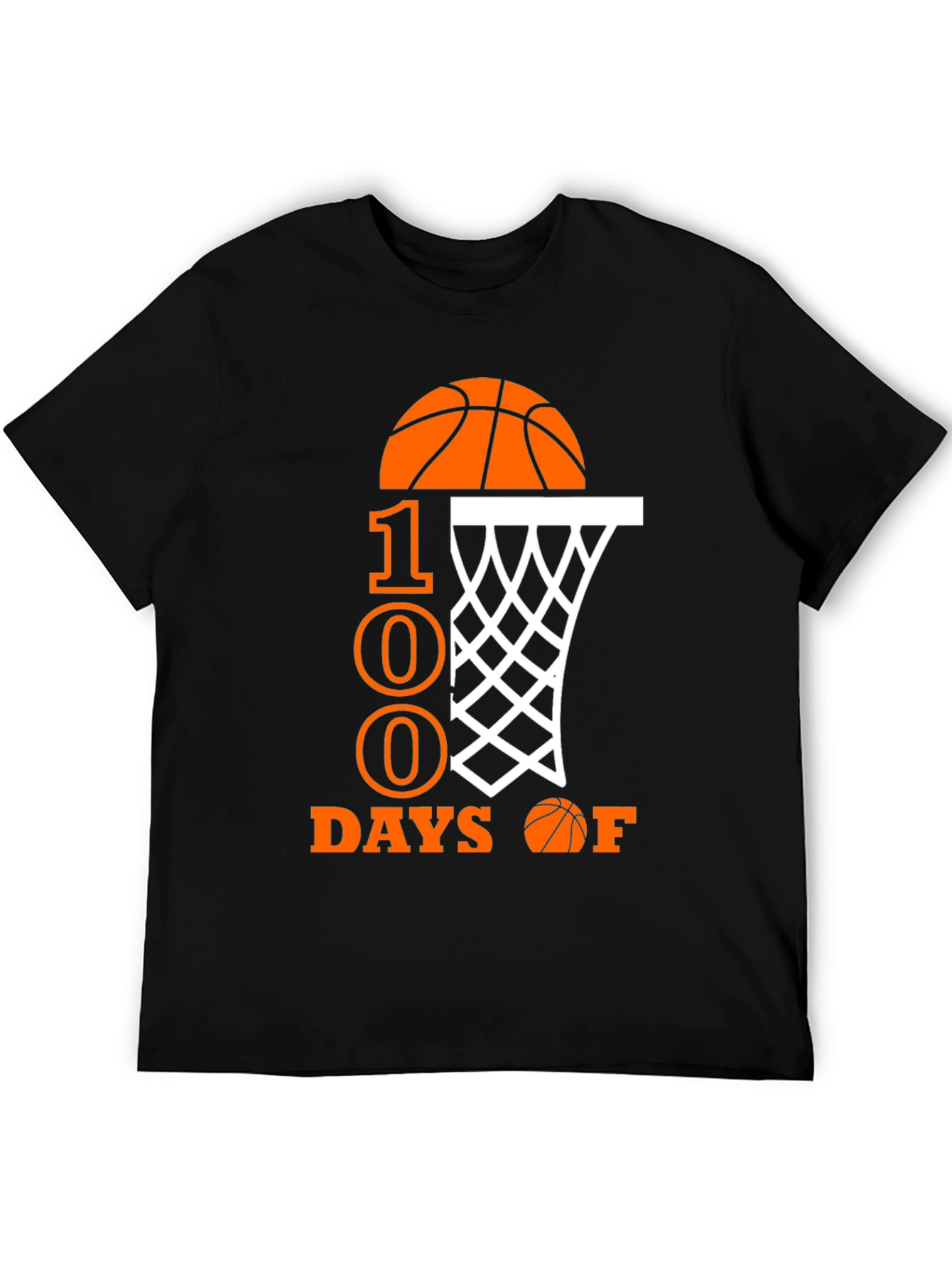 100 Days of School Basketball T-Shirt