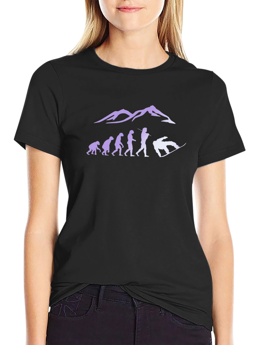 Snowboard Evolution Mens T-Shirt