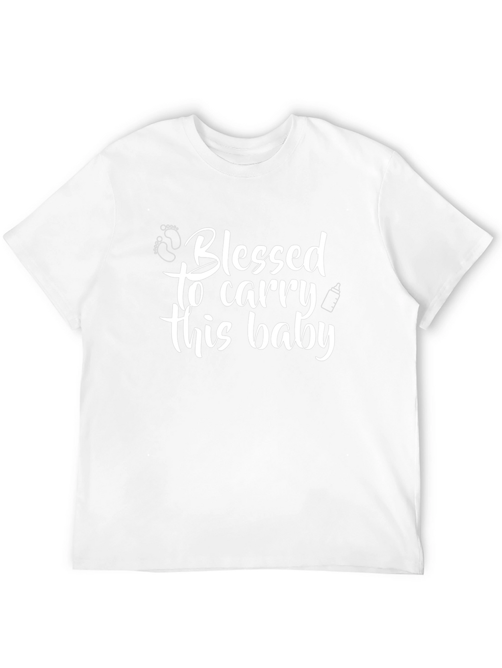 Blessed to Carry This Baby Black T-Shirt