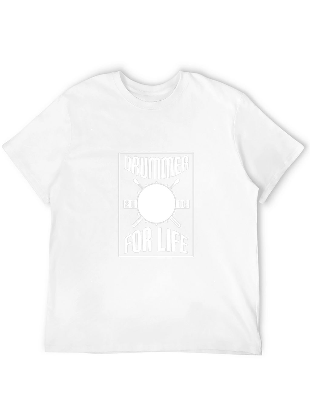 Drummer for Life Black T-Shirt
