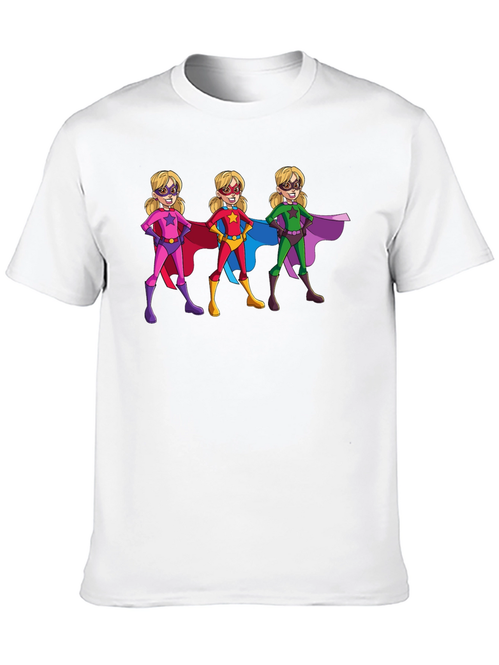 Superhero Girls Graphic T-Shirt - Black