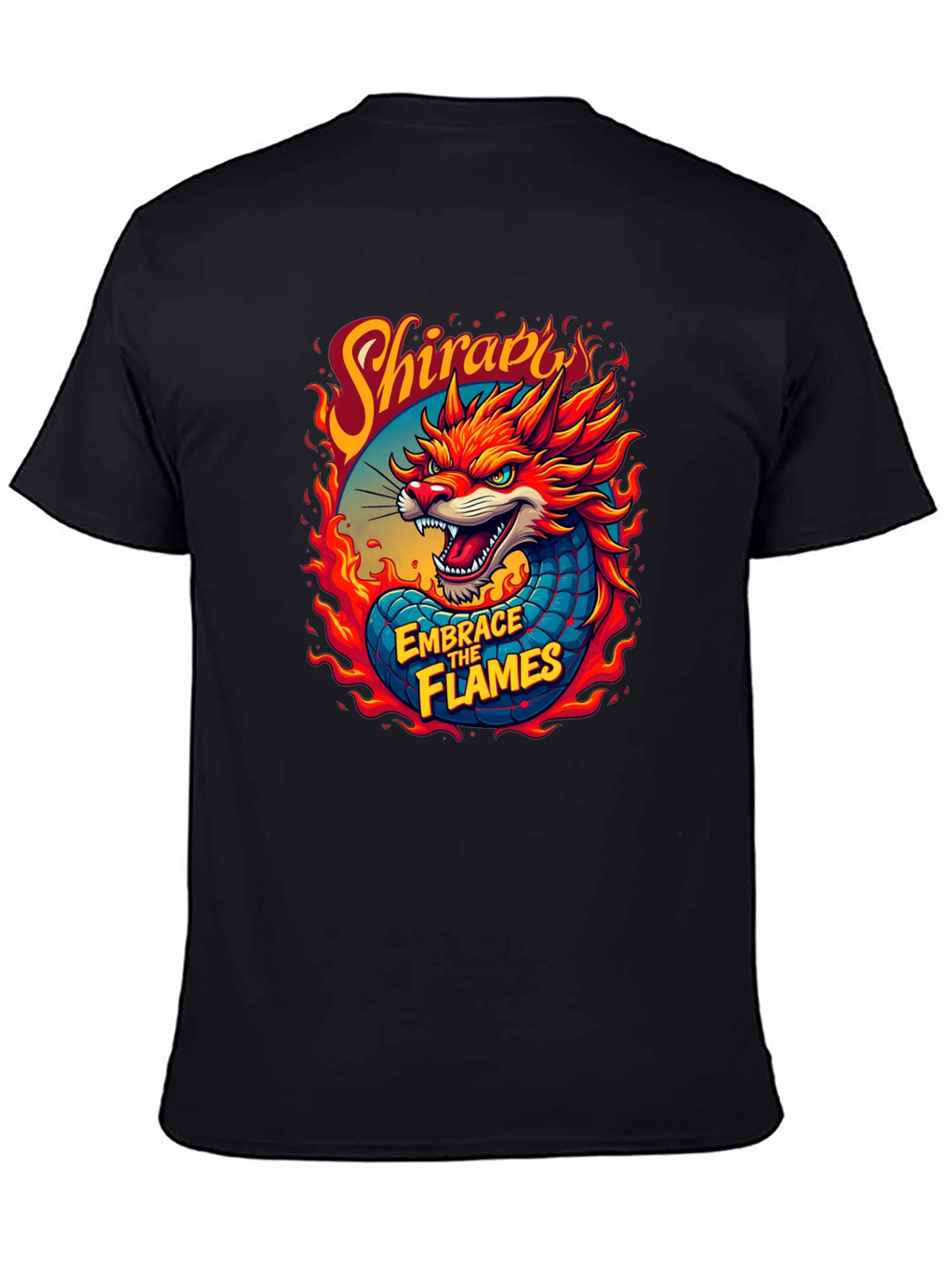 Shirapy Embrace the Flames Graphic Tee