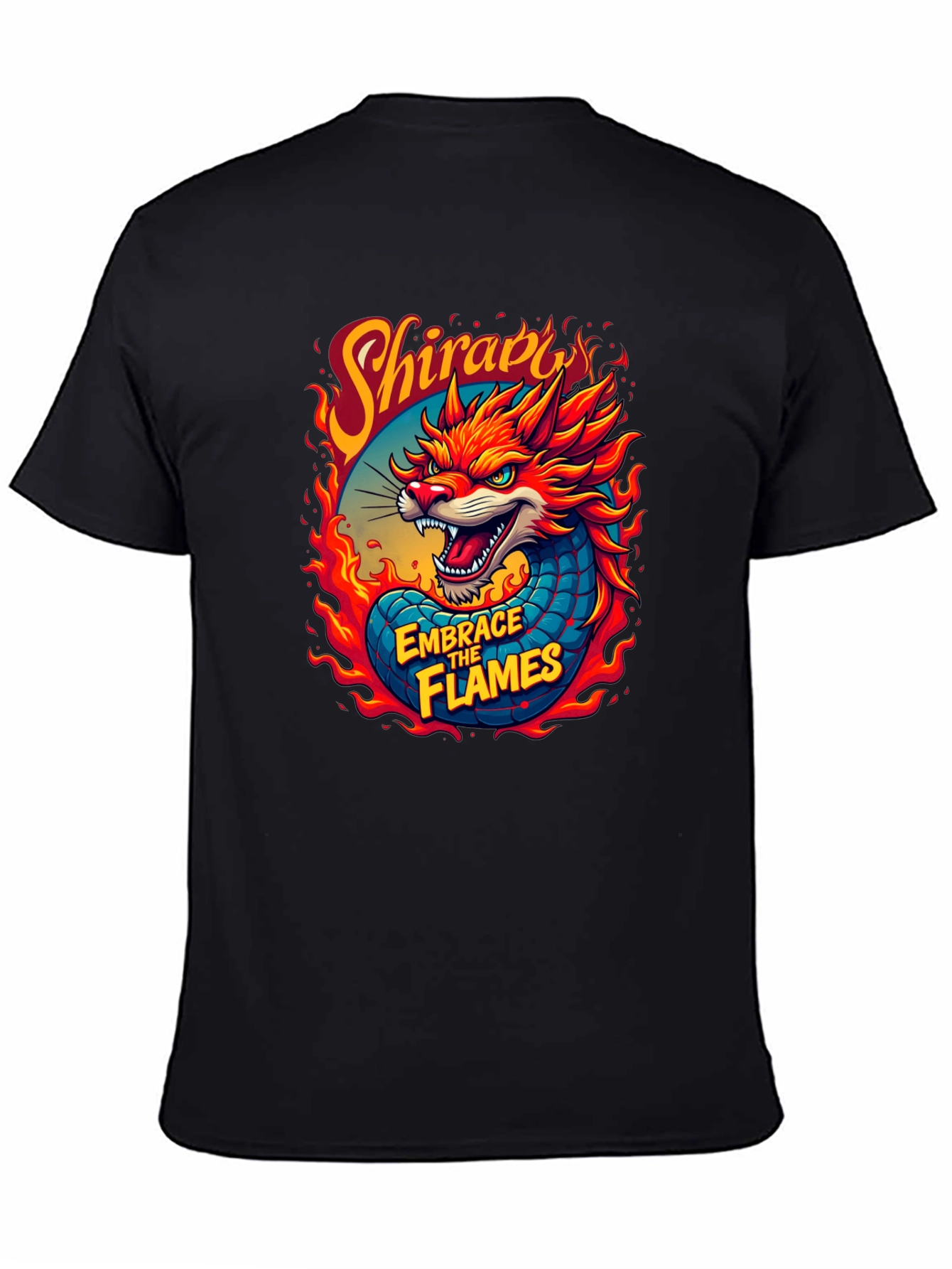 Shirapy Embrace the Flames Graphic Tee