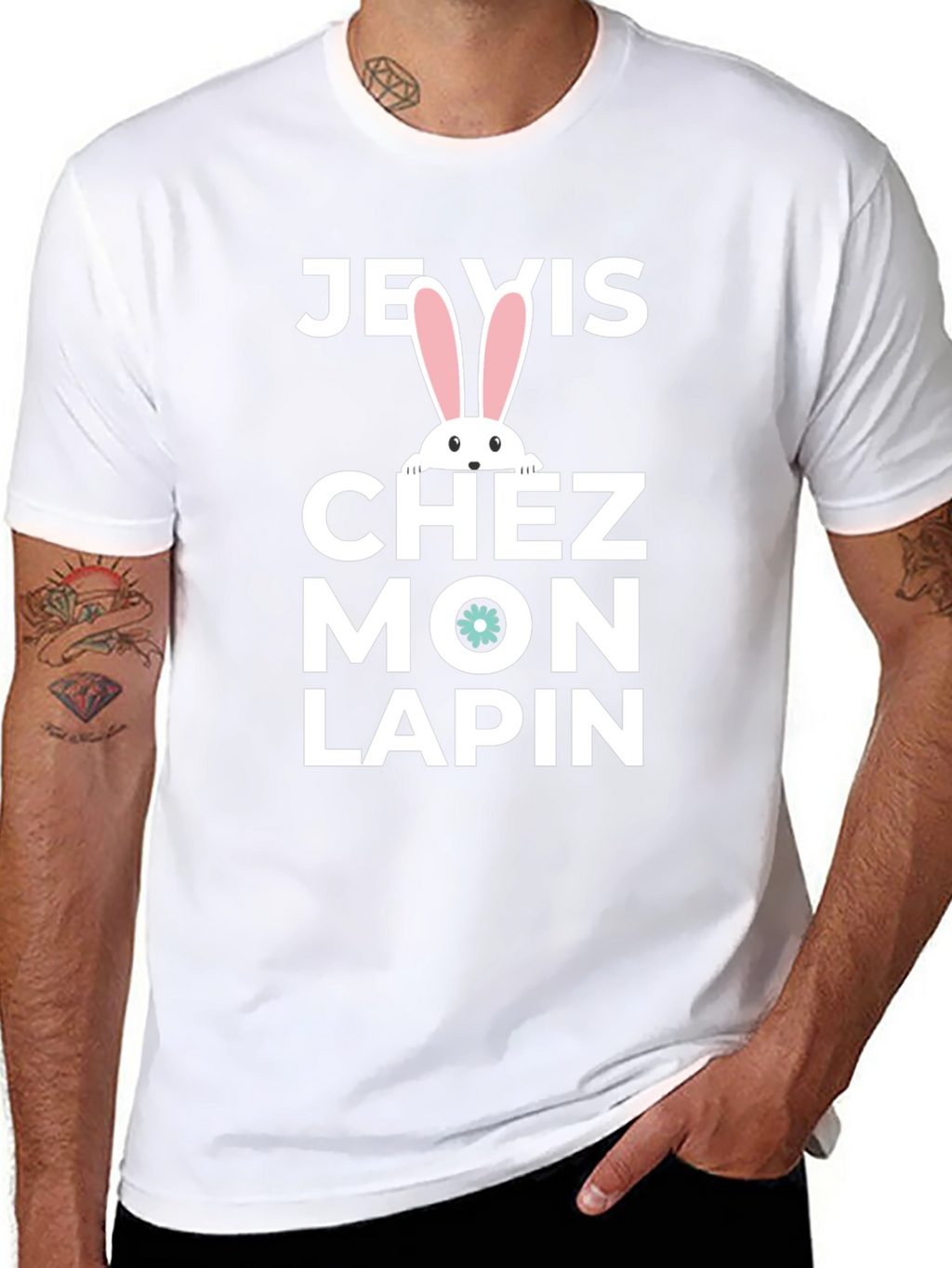 Je Vis Chez Mon Lapin T-Shirt
