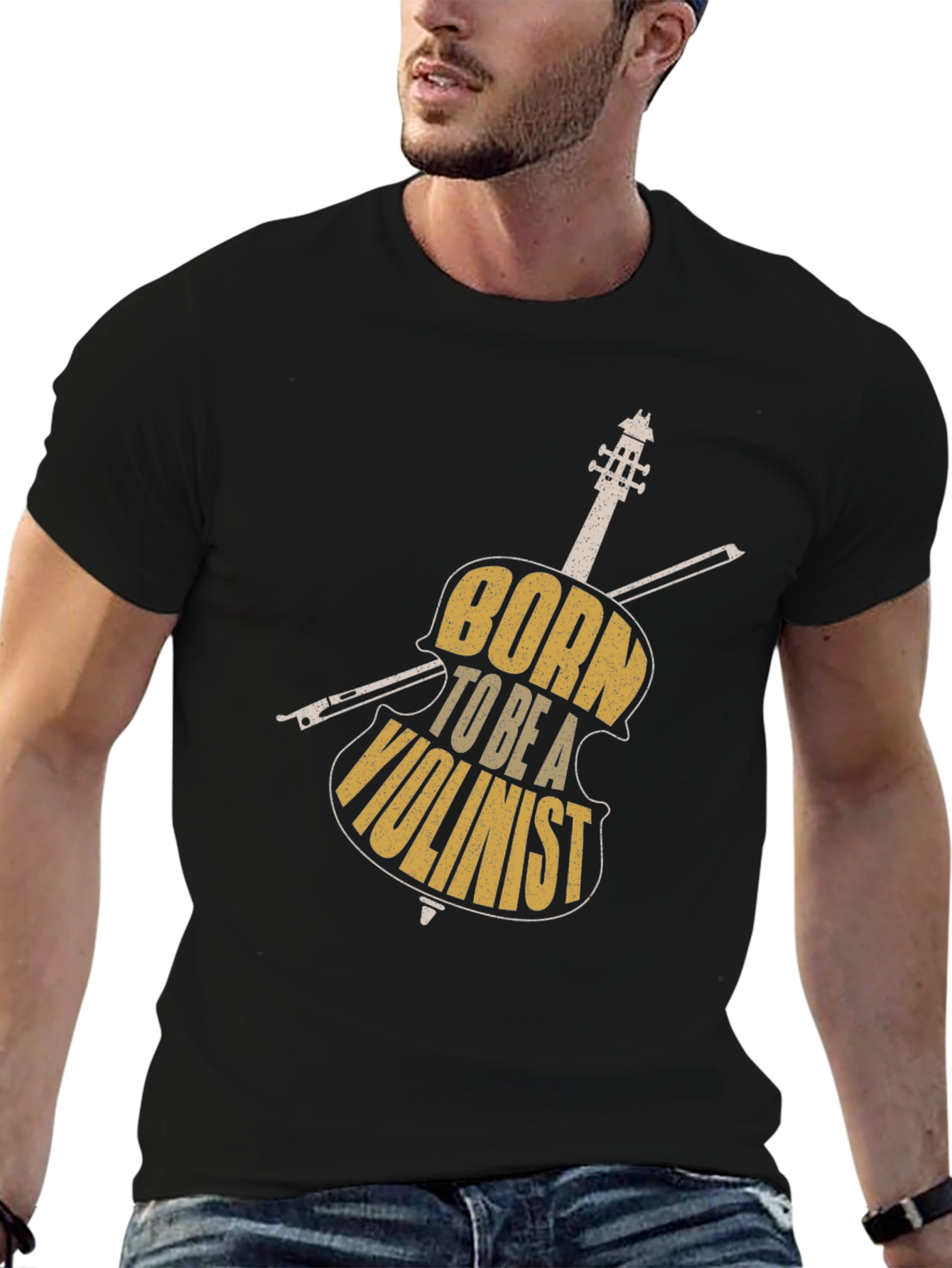 Born to Be a Violinist Graphic T-Shirt