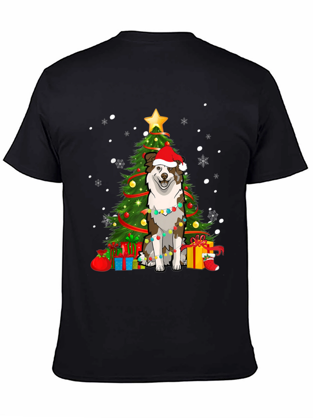 Festive Dog Christmas Tree T-Shirt