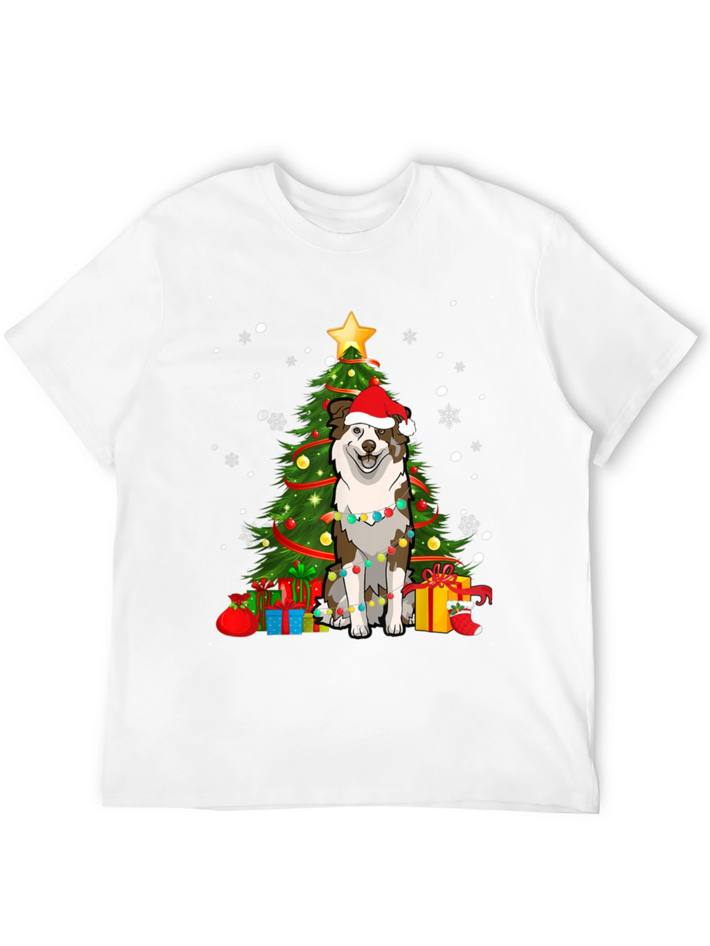 Festive Dog Christmas Tree T-Shirt