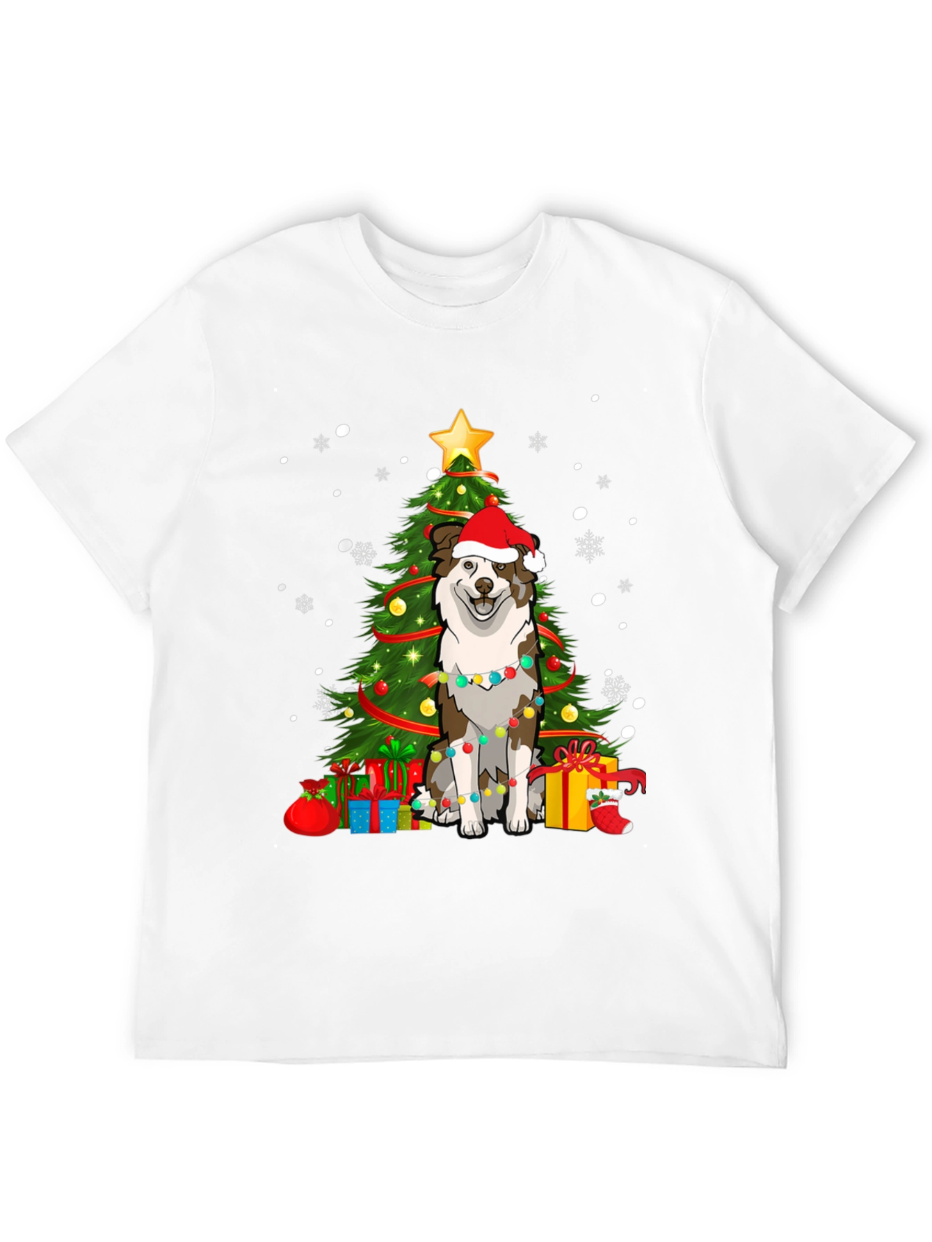 Festive Dog Christmas Tree T-Shirt
