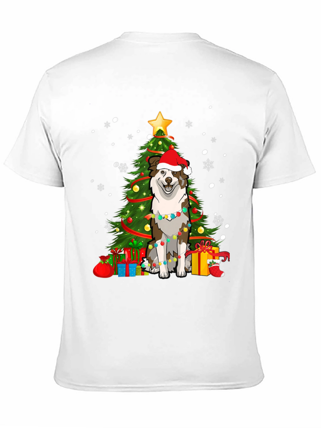 Festive Dog Christmas Tree T-Shirt