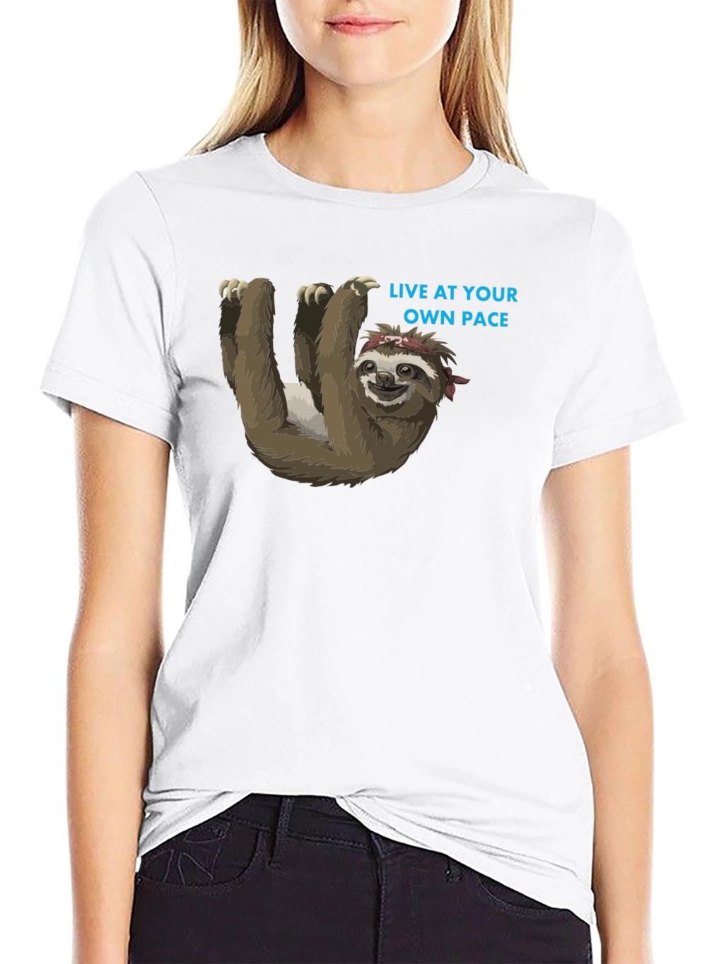 Chill Sloth T-Shirt - Live at Your Own Pace!
