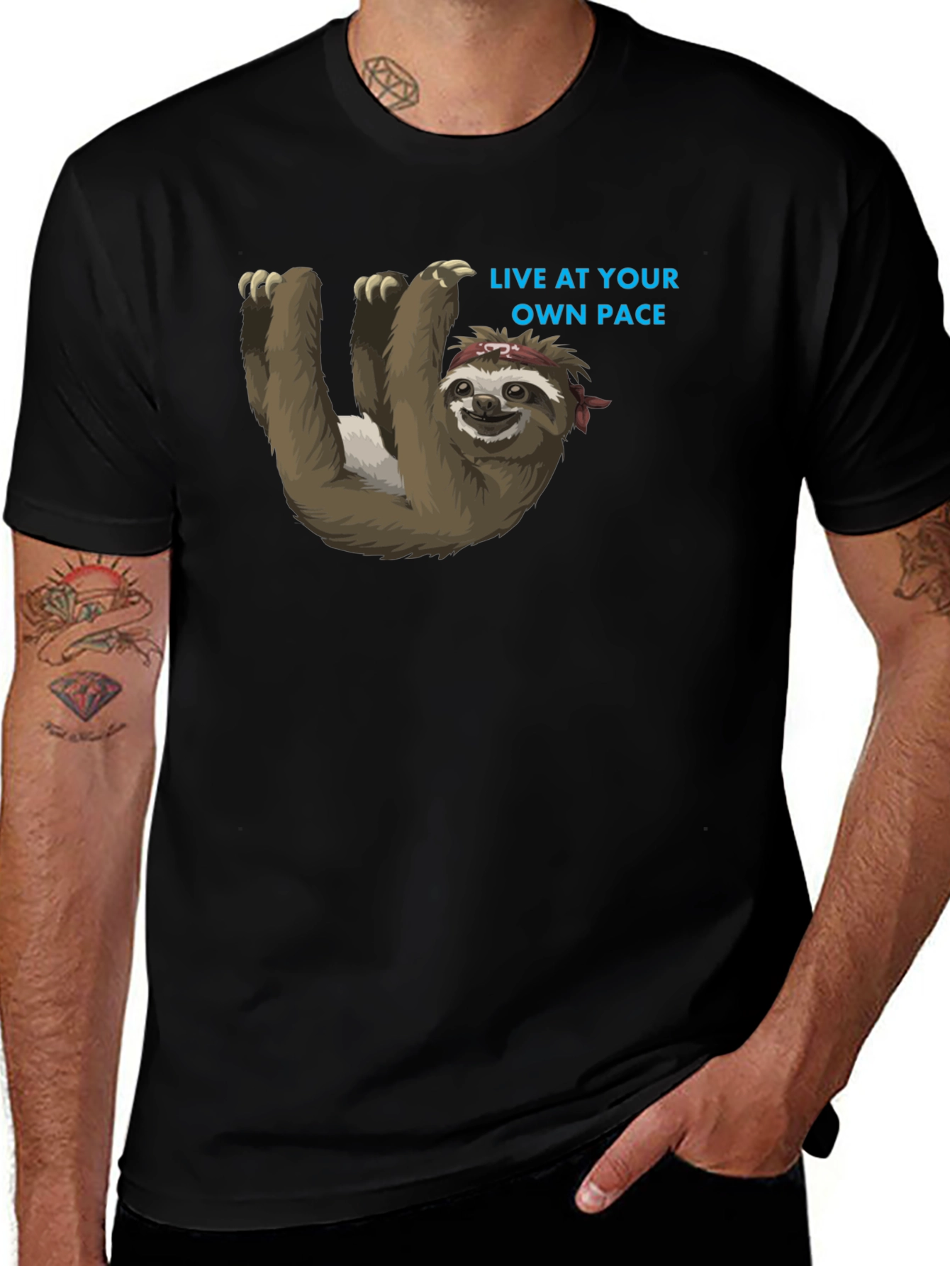 Chill Sloth T-Shirt - Live at Your Own Pace!