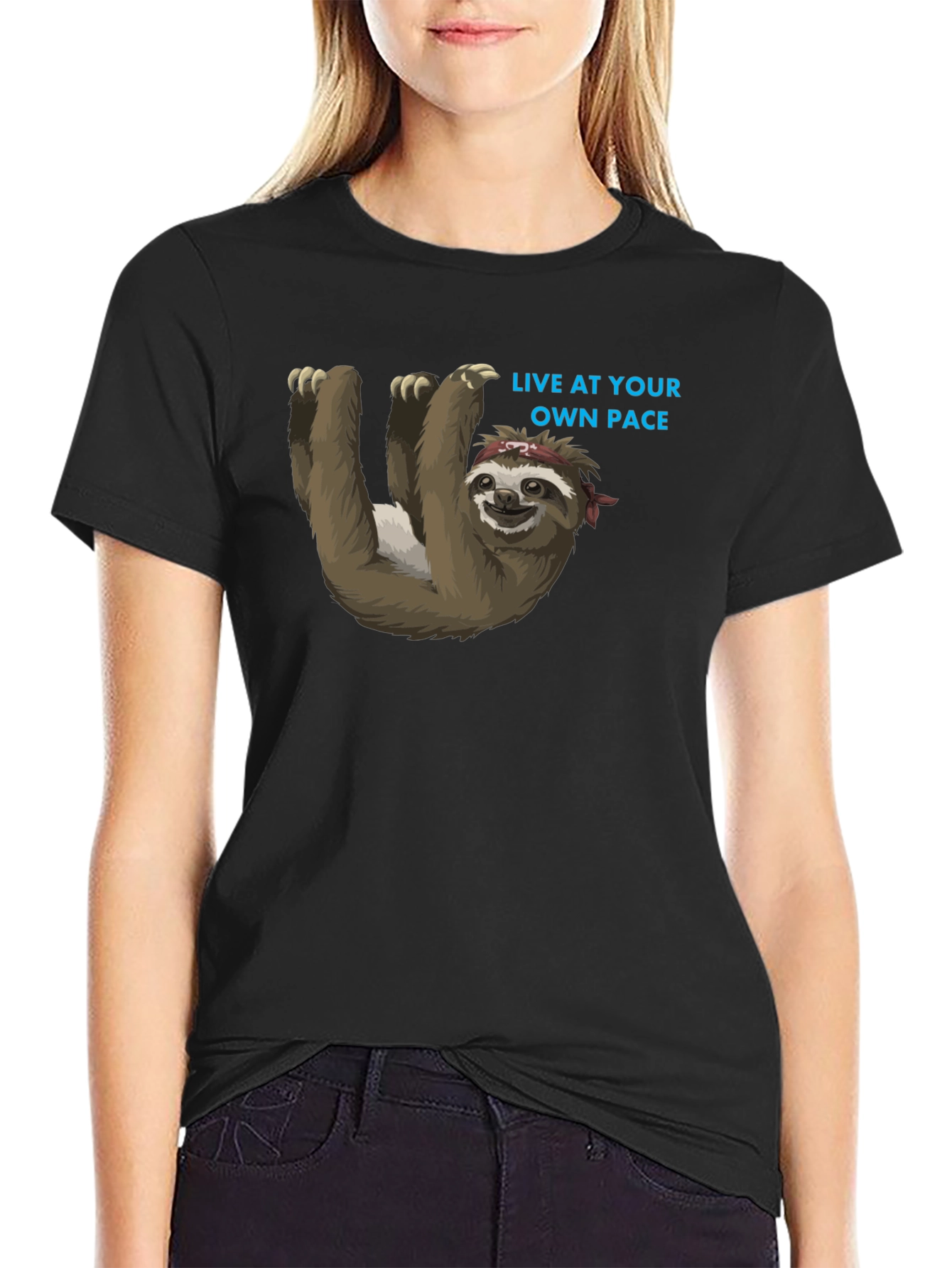 Chill Sloth T-Shirt - Live at Your Own Pace!