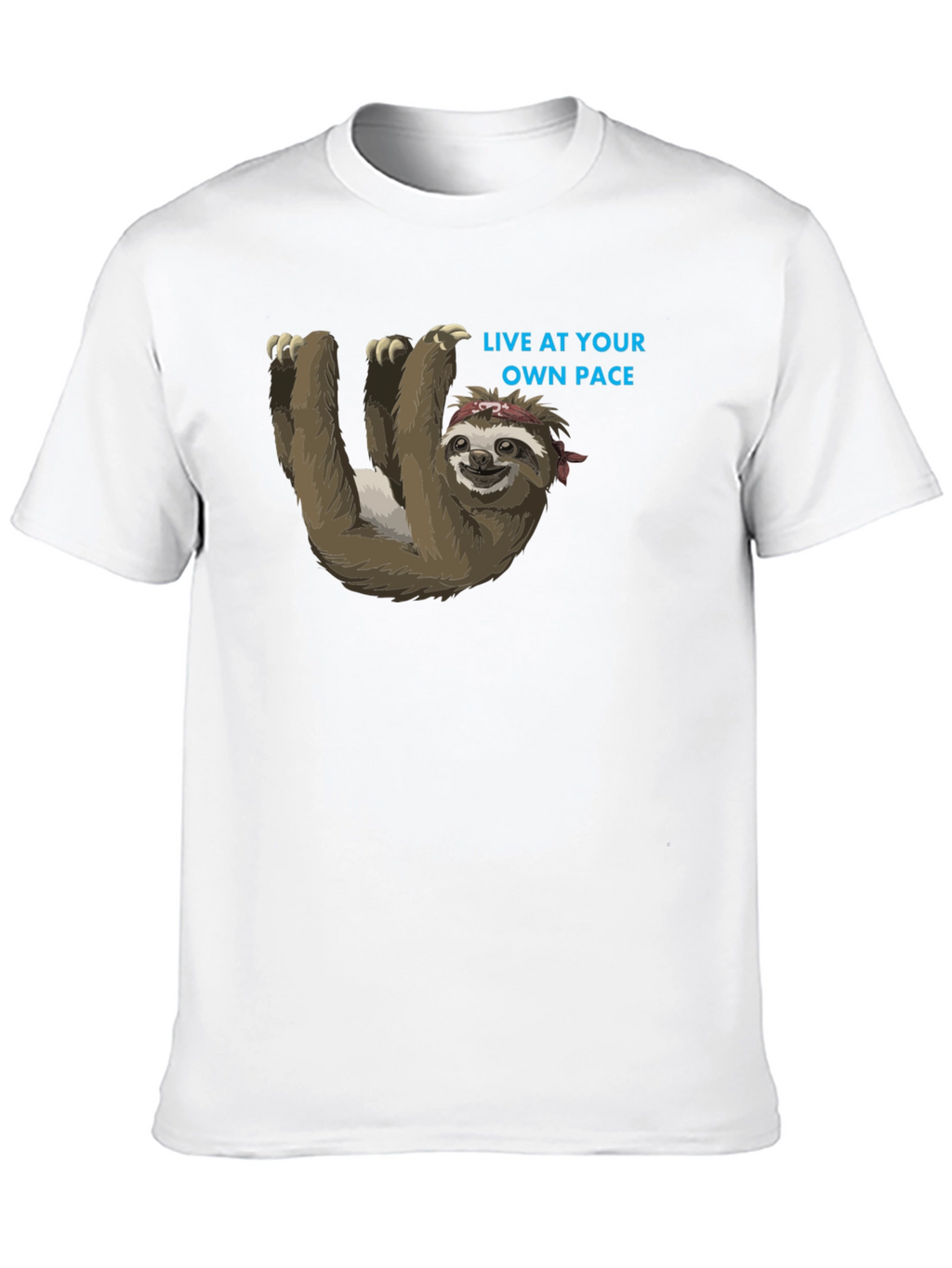 Chill Sloth T-Shirt - Live at Your Own Pace!