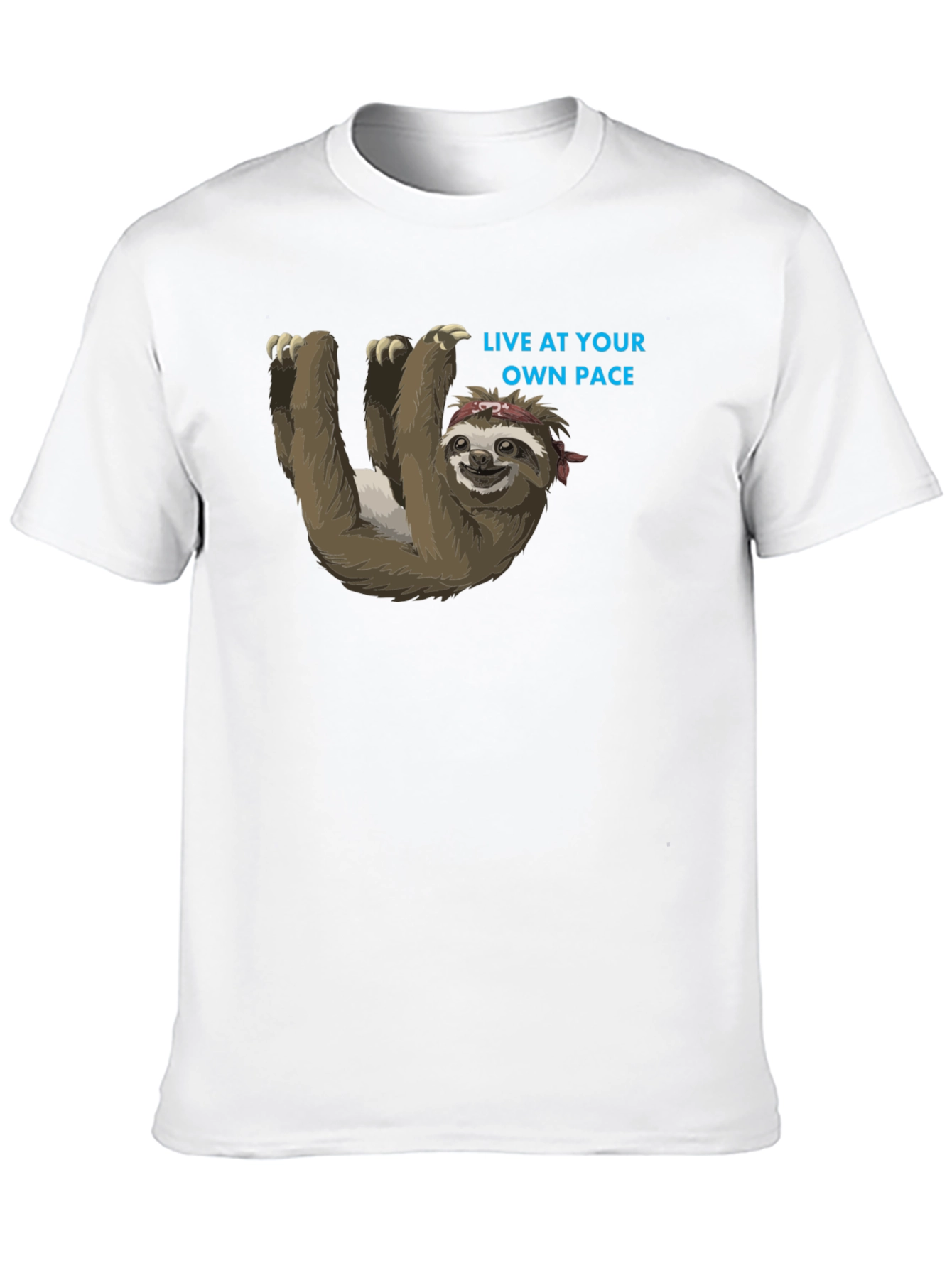 Chill Sloth T-Shirt - Live at Your Own Pace!