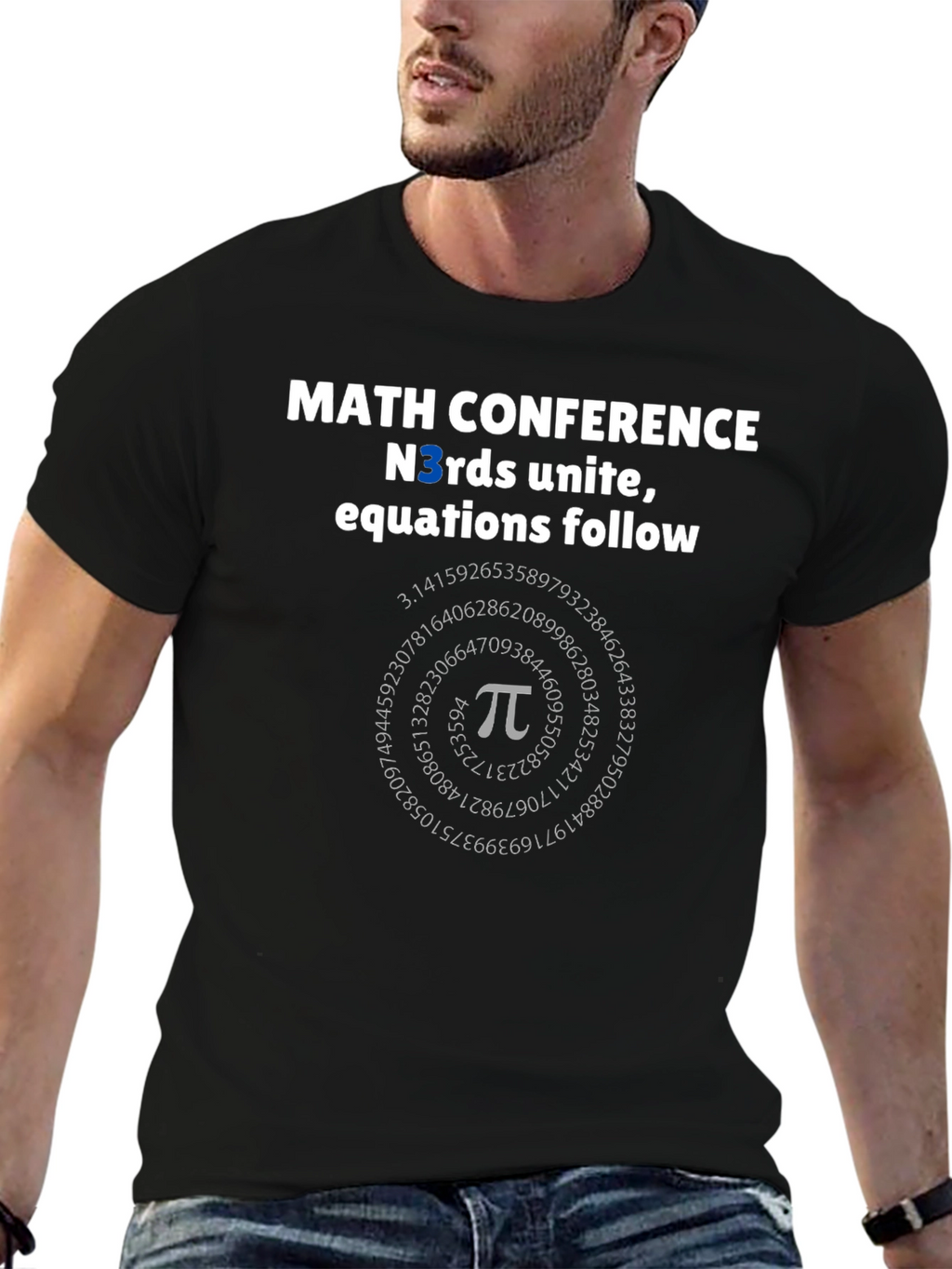 Math Conference T-Shirt - Nerds Unite Equations Follow