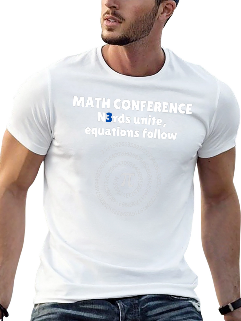 Math Conference T-Shirt - Nerds Unite Equations Follow