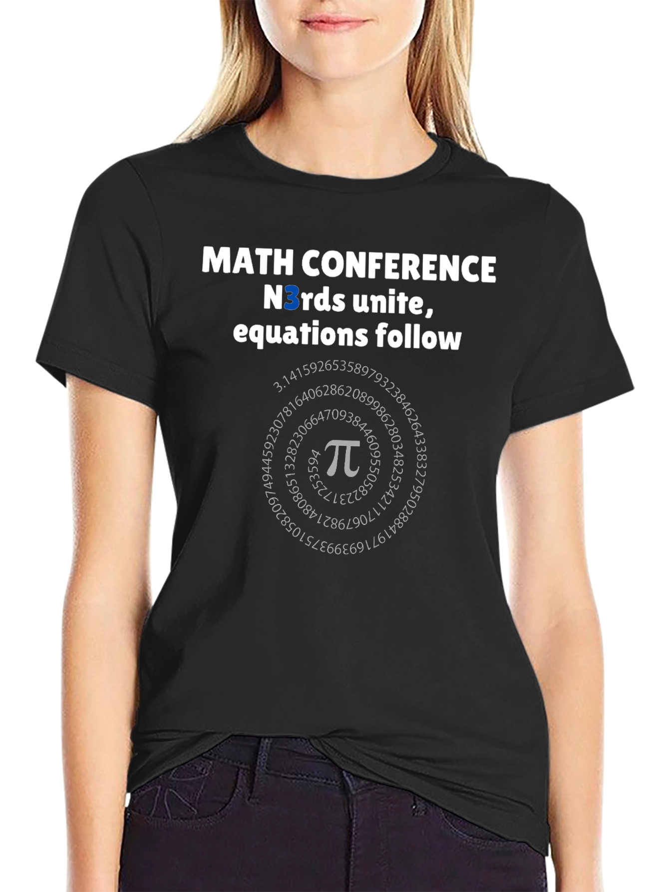 Math Conference T-Shirt - Nerds Unite Equations Follow