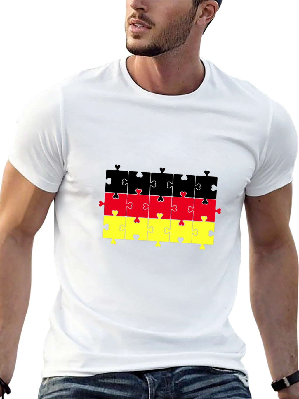 German Flag Puzzle T-Shirt