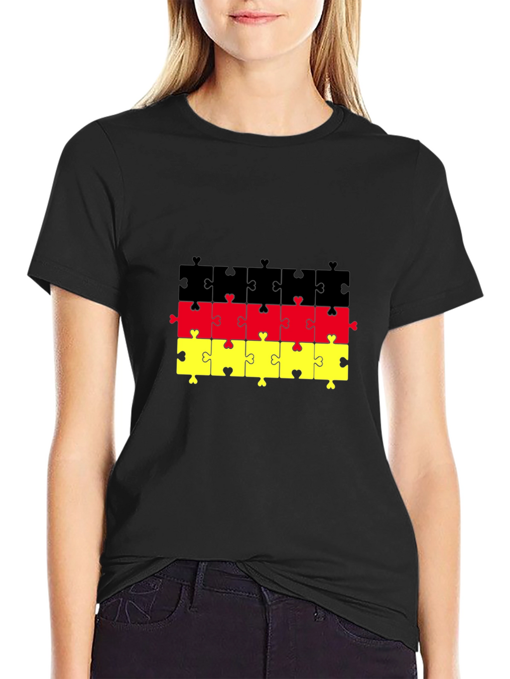 German Flag Puzzle T-Shirt