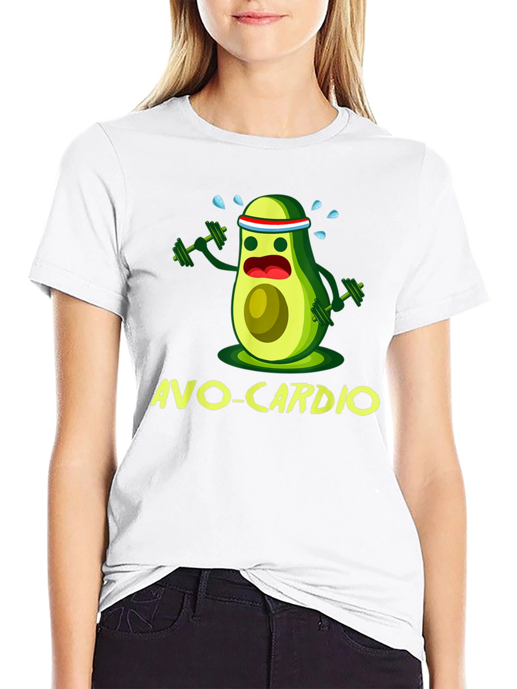 Avo-Cardio T-Shirt - Funny Avocado Workout Tee