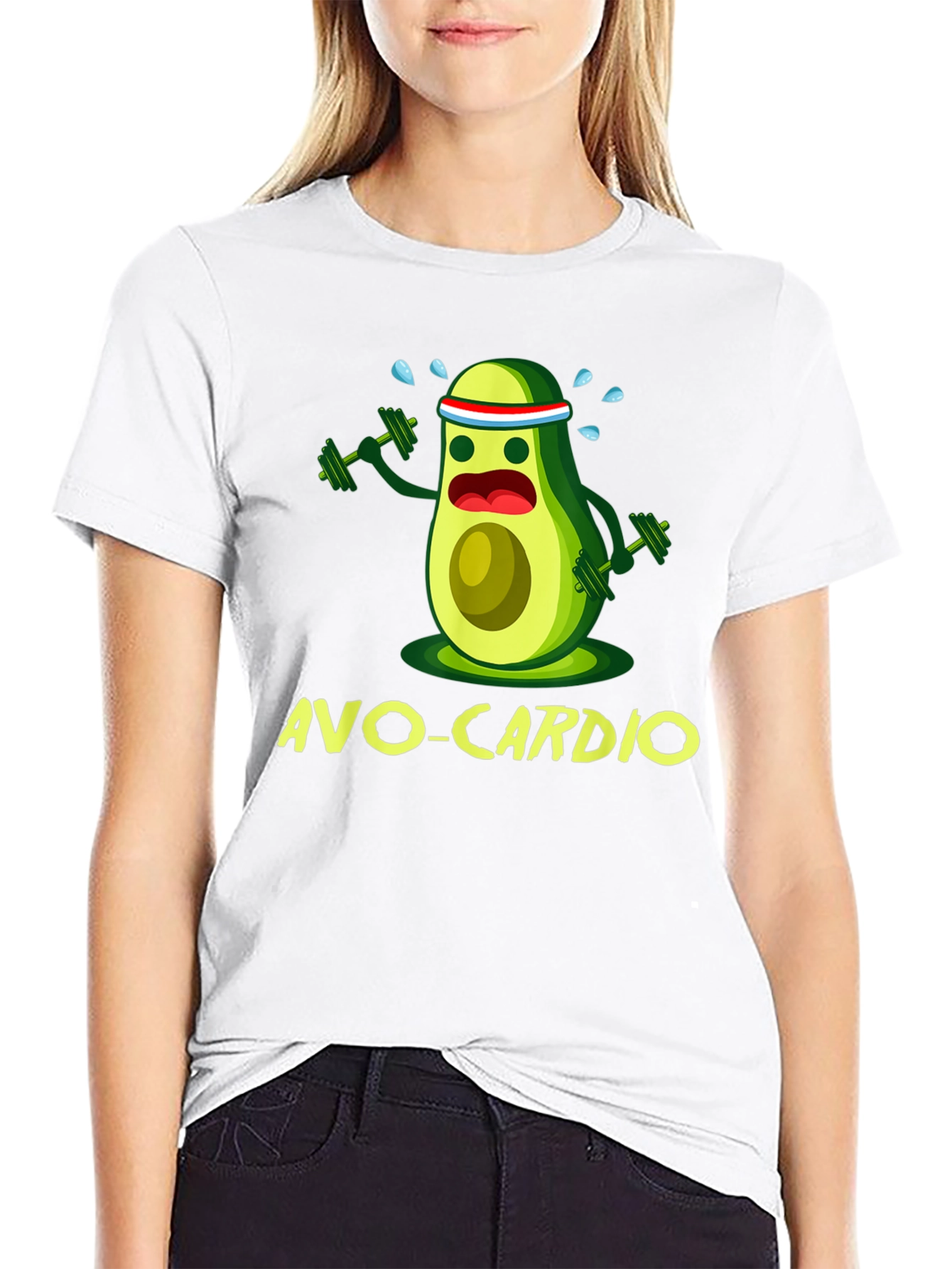 Avo-Cardio T-Shirt - Funny Avocado Workout Tee
