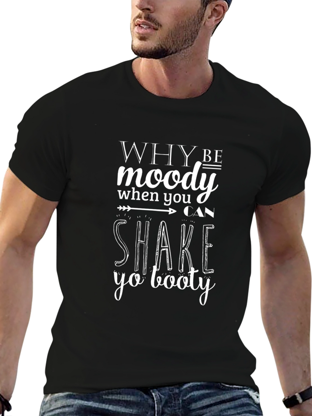 Shake Yo Booty Black T-Shirt