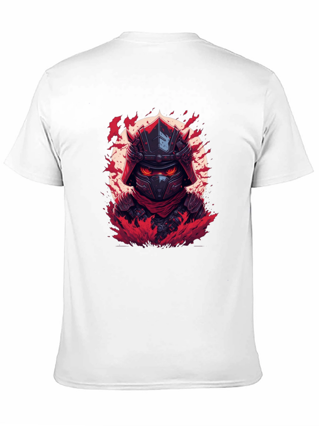 Samurai Warrior Graphic T-Shirt - Black