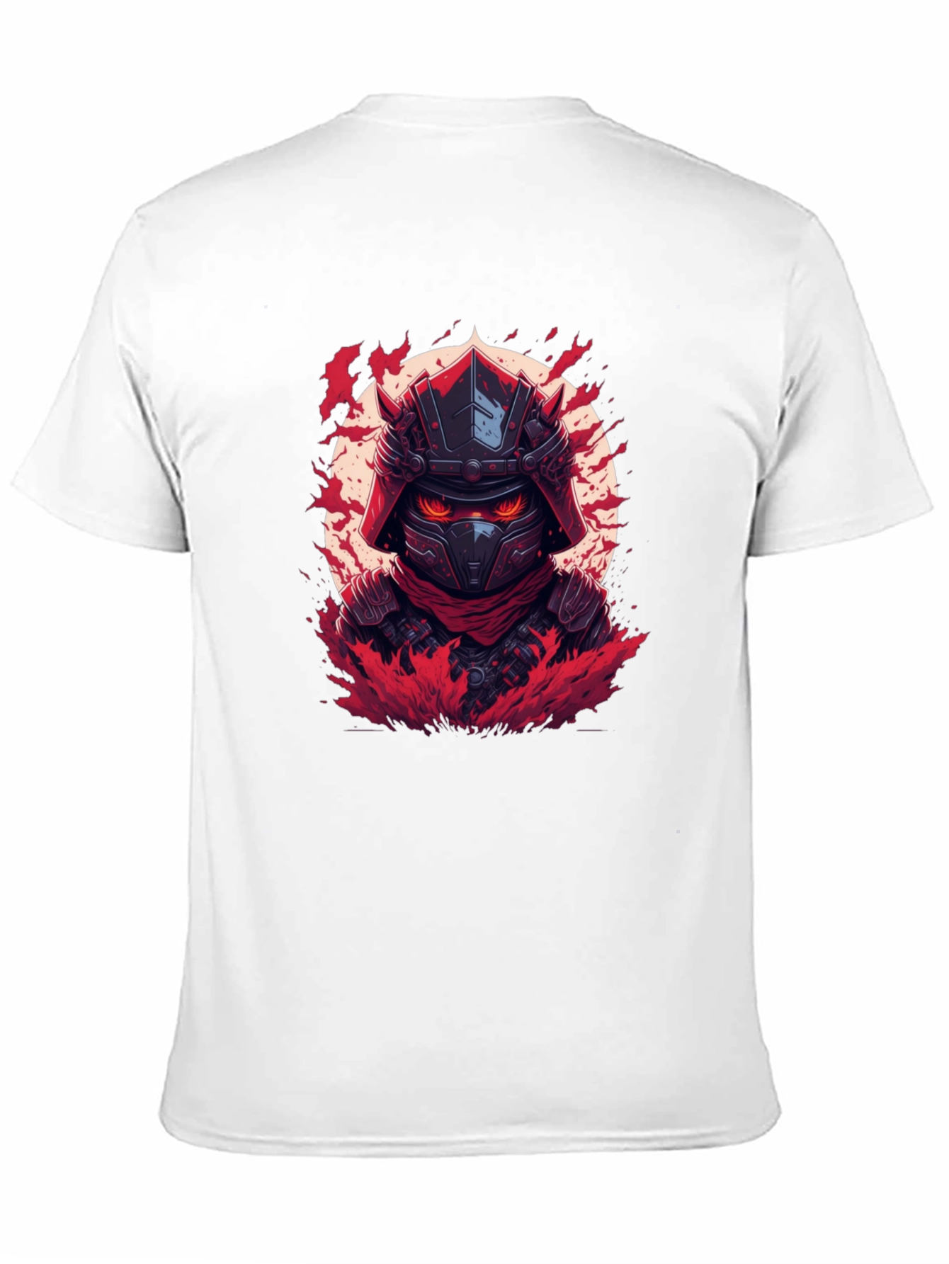 Samurai Warrior Graphic T-Shirt - Black