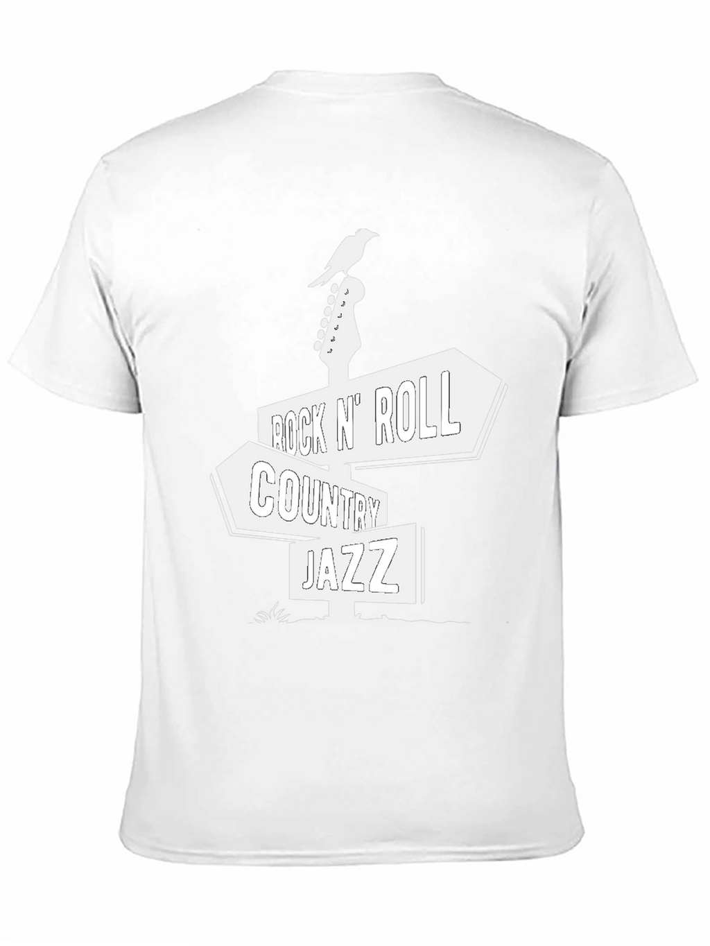 Rock N Roll Country Jazz Graphic Tee