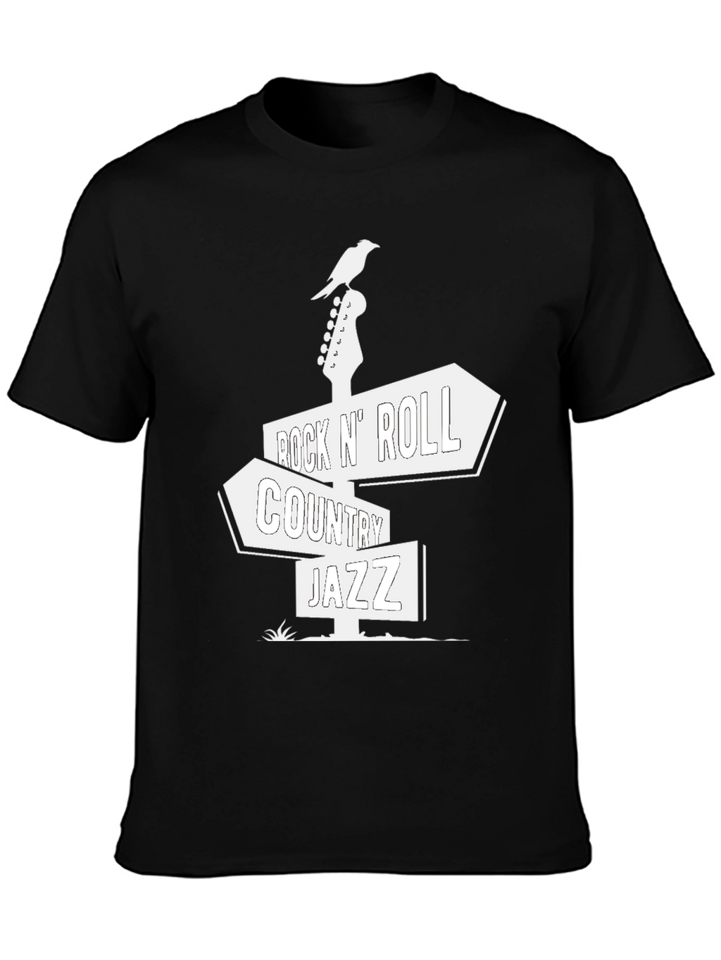 Rock N Roll Country Jazz Graphic Tee