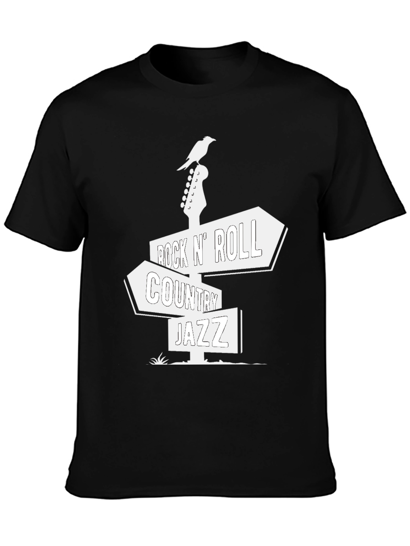 Rock N Roll Country Jazz Graphic Tee
