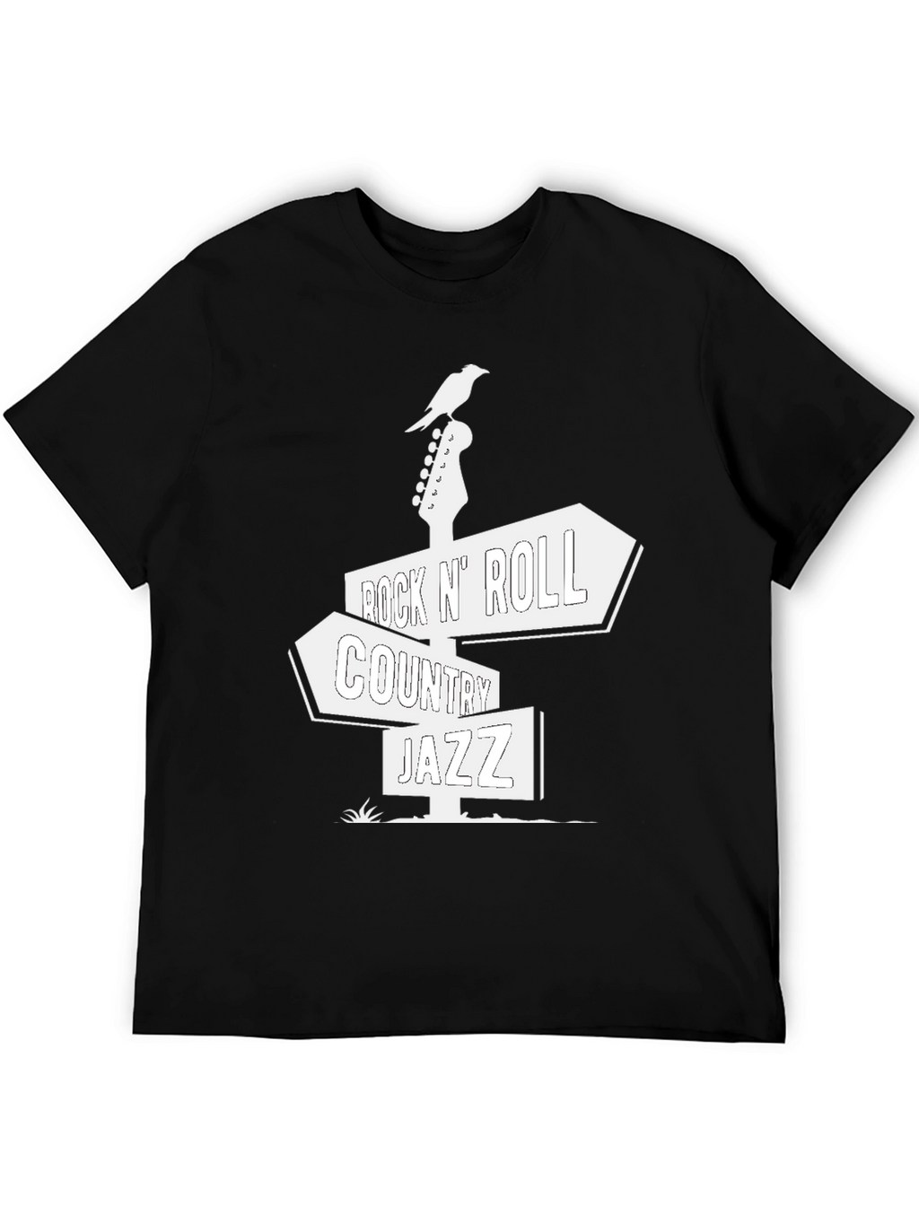 Rock N Roll Country Jazz Graphic Tee