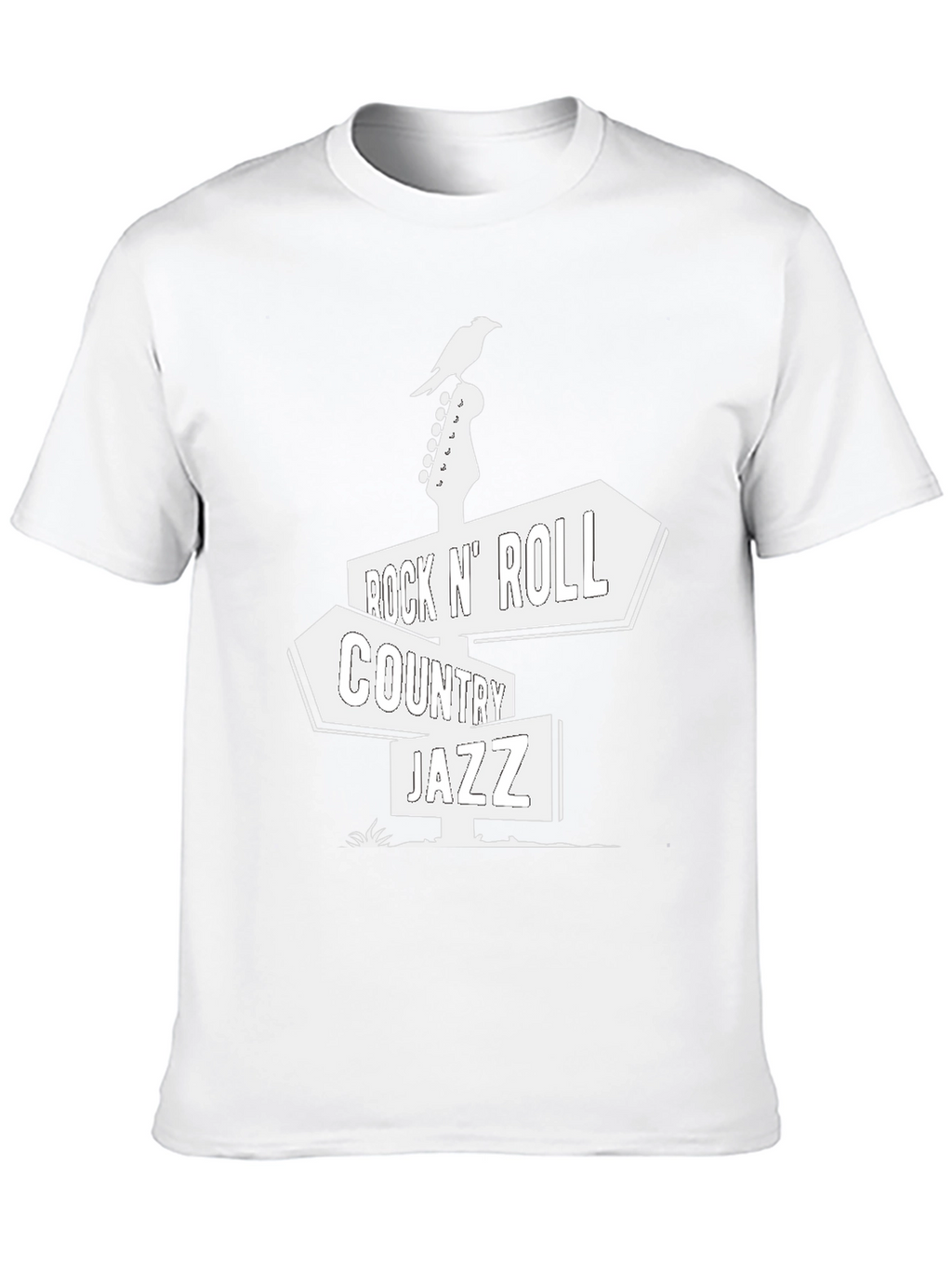 Rock N Roll Country Jazz Graphic Tee