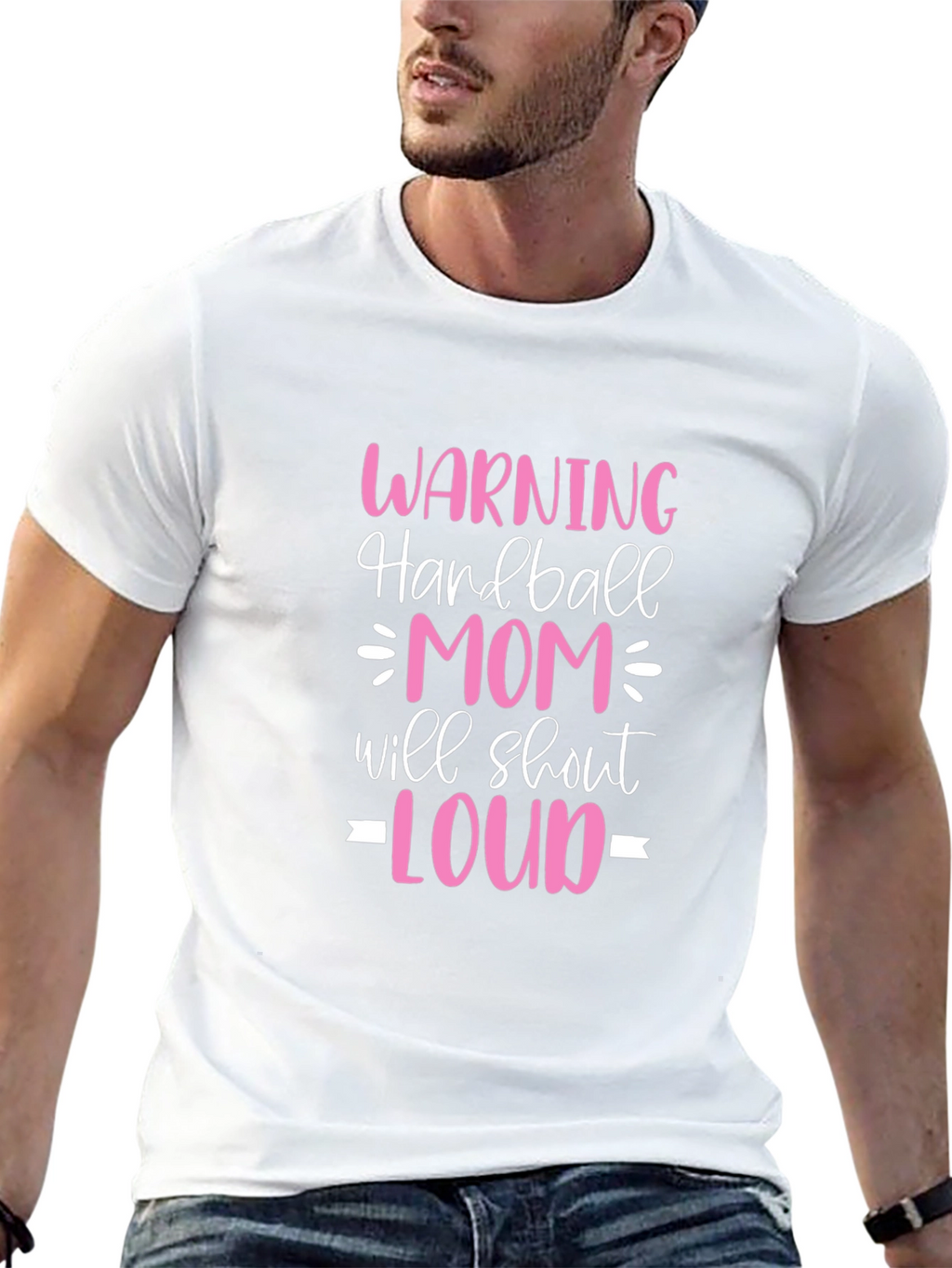 Handball Mom Warning T-Shirt