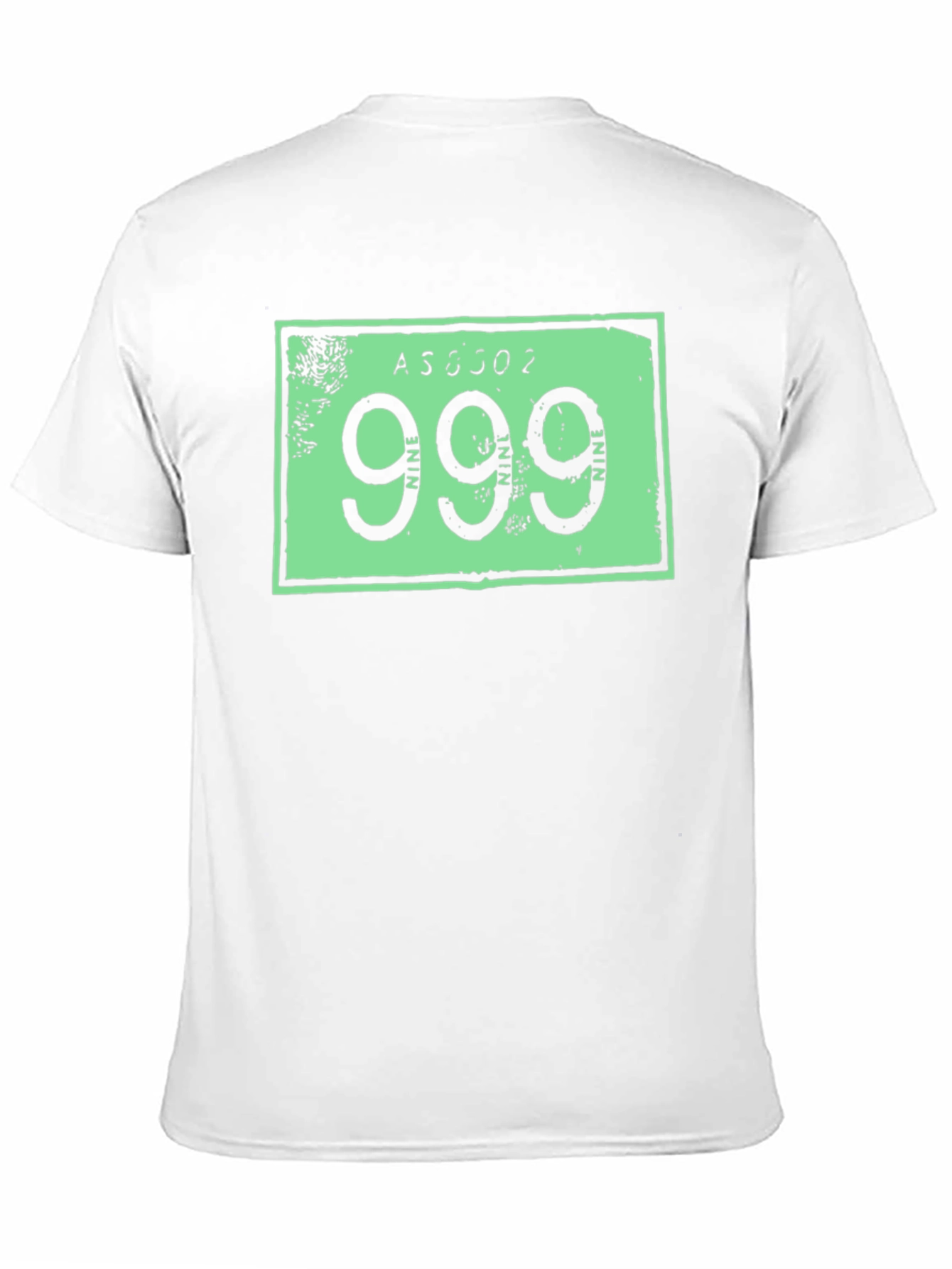 999 Graphic Print Tee - Black