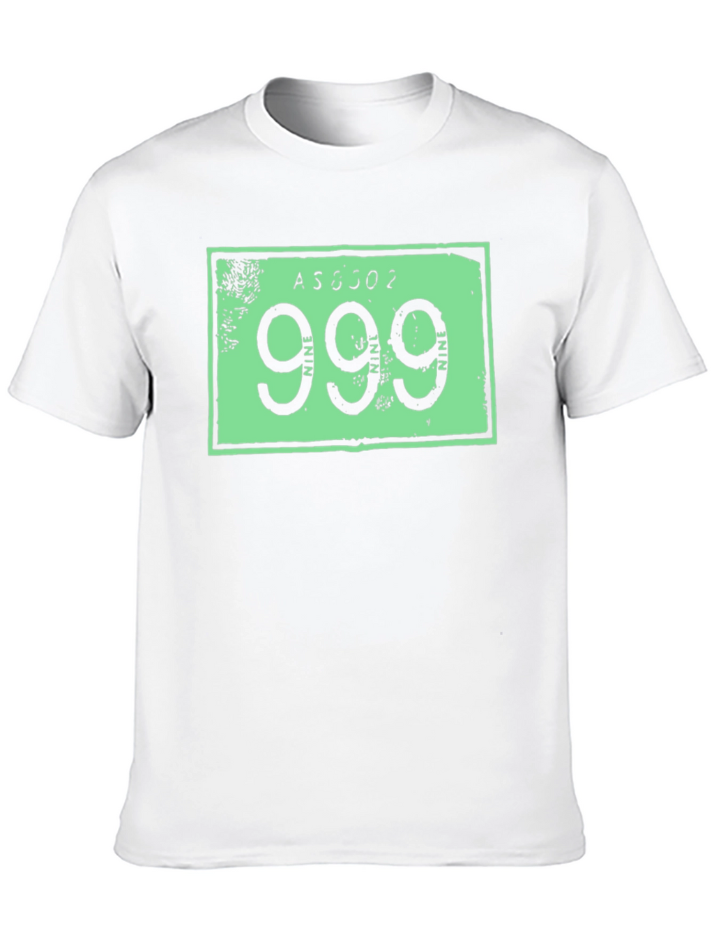 999 Graphic Print Tee - Black