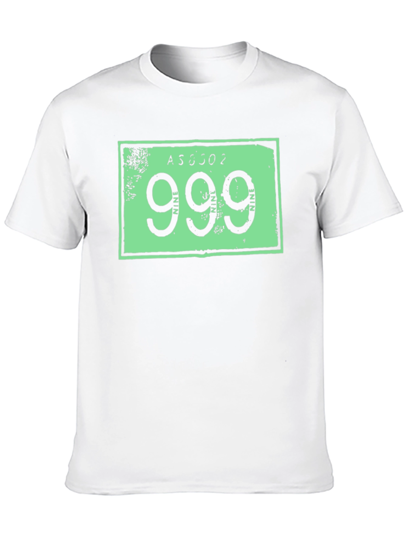 999 Graphic Print Tee - Black
