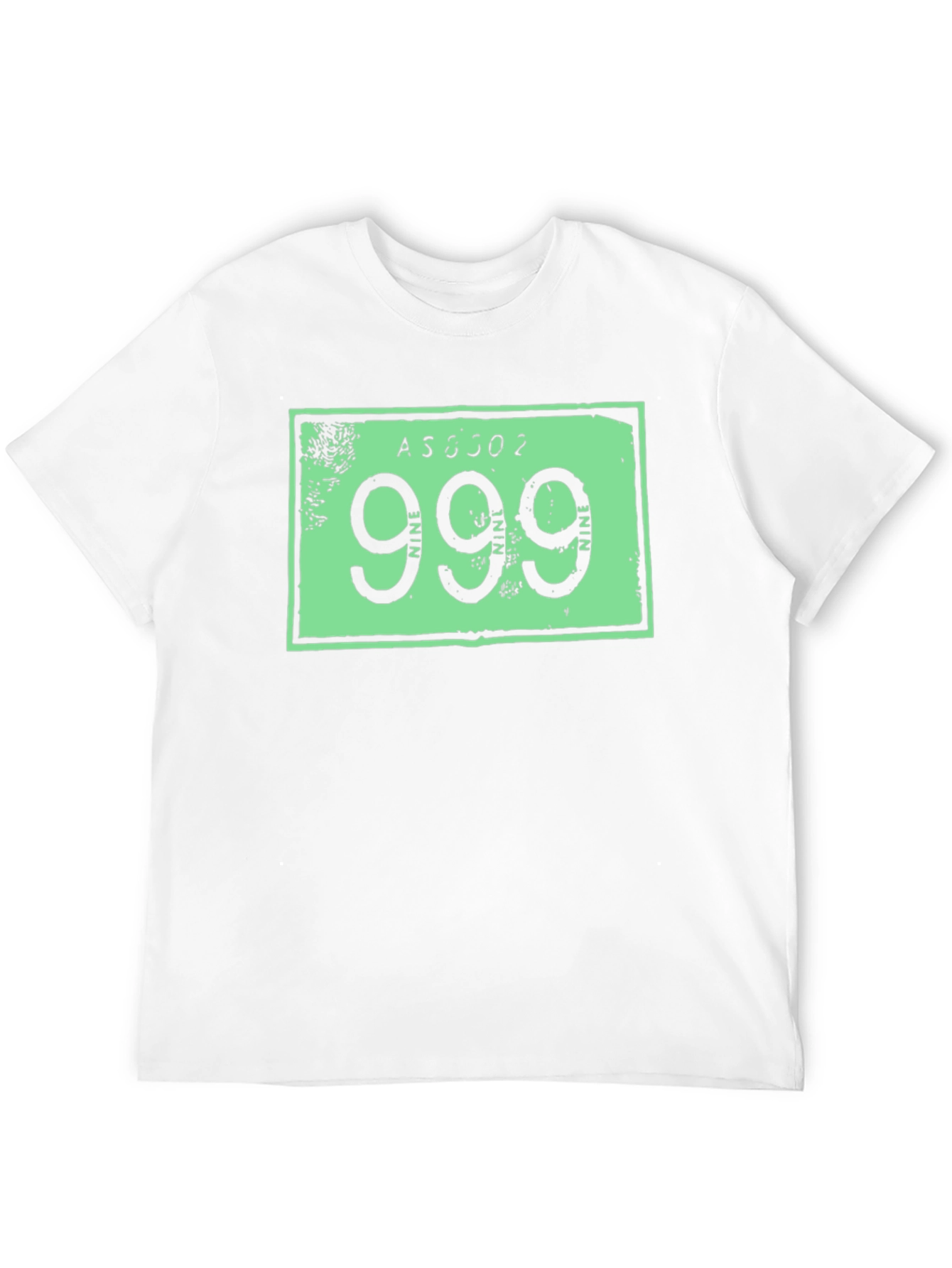 999 Graphic Print Tee - Black