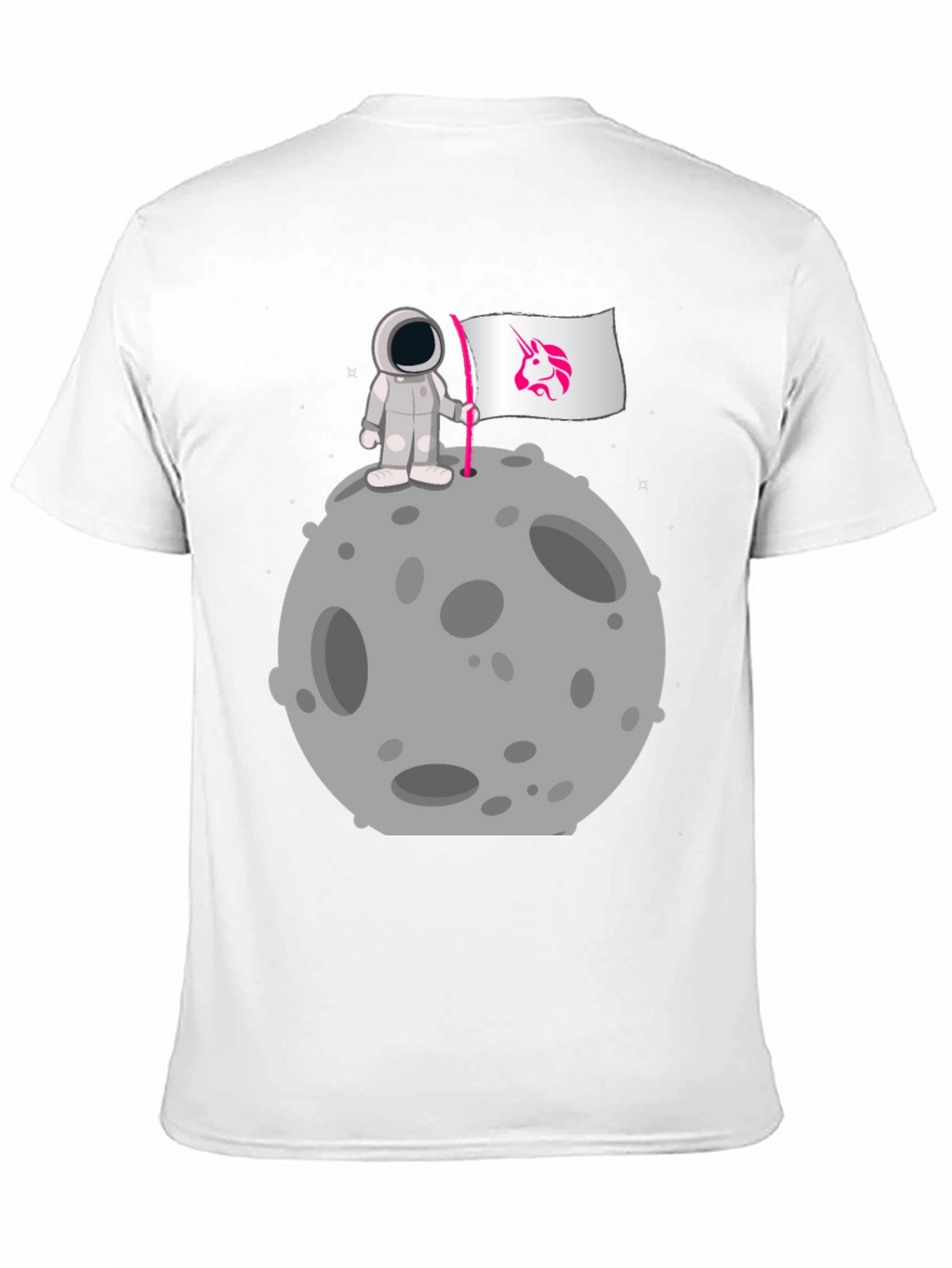 Astronaut Unicorn Flag Graphic Tee