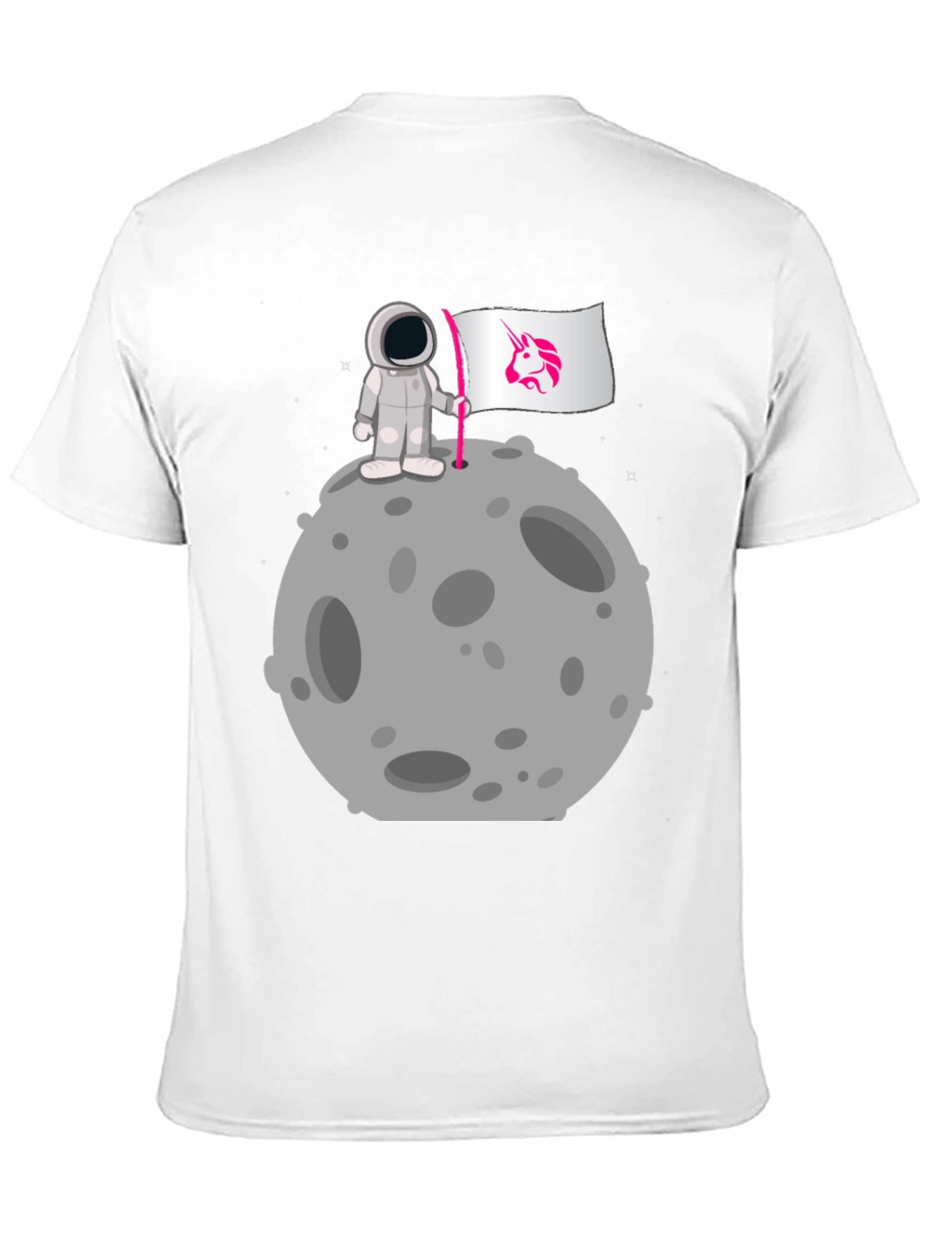 Astronaut Unicorn Flag Graphic Tee