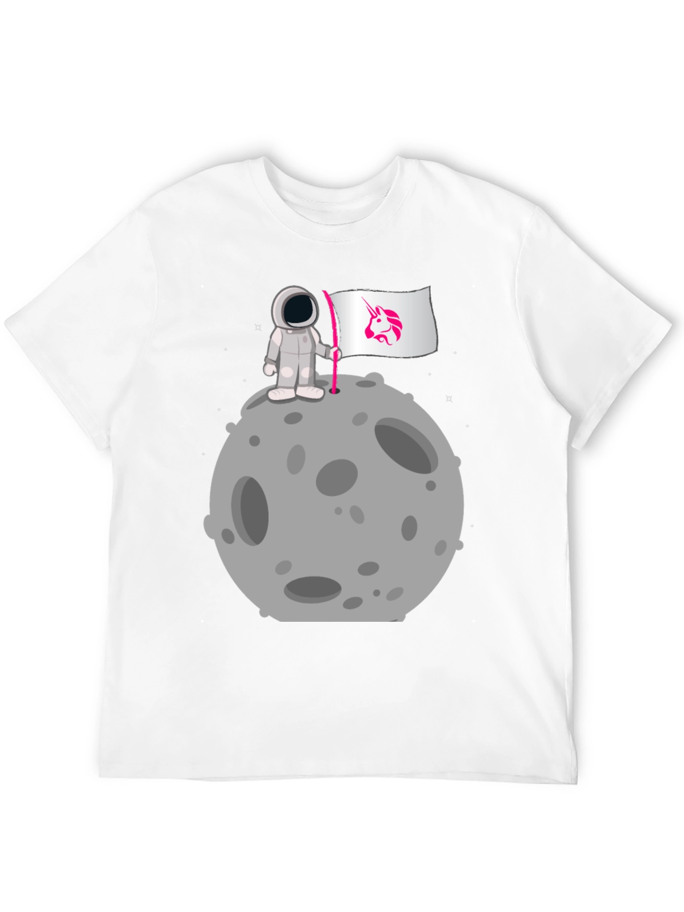 Astronaut Unicorn Flag Graphic Tee