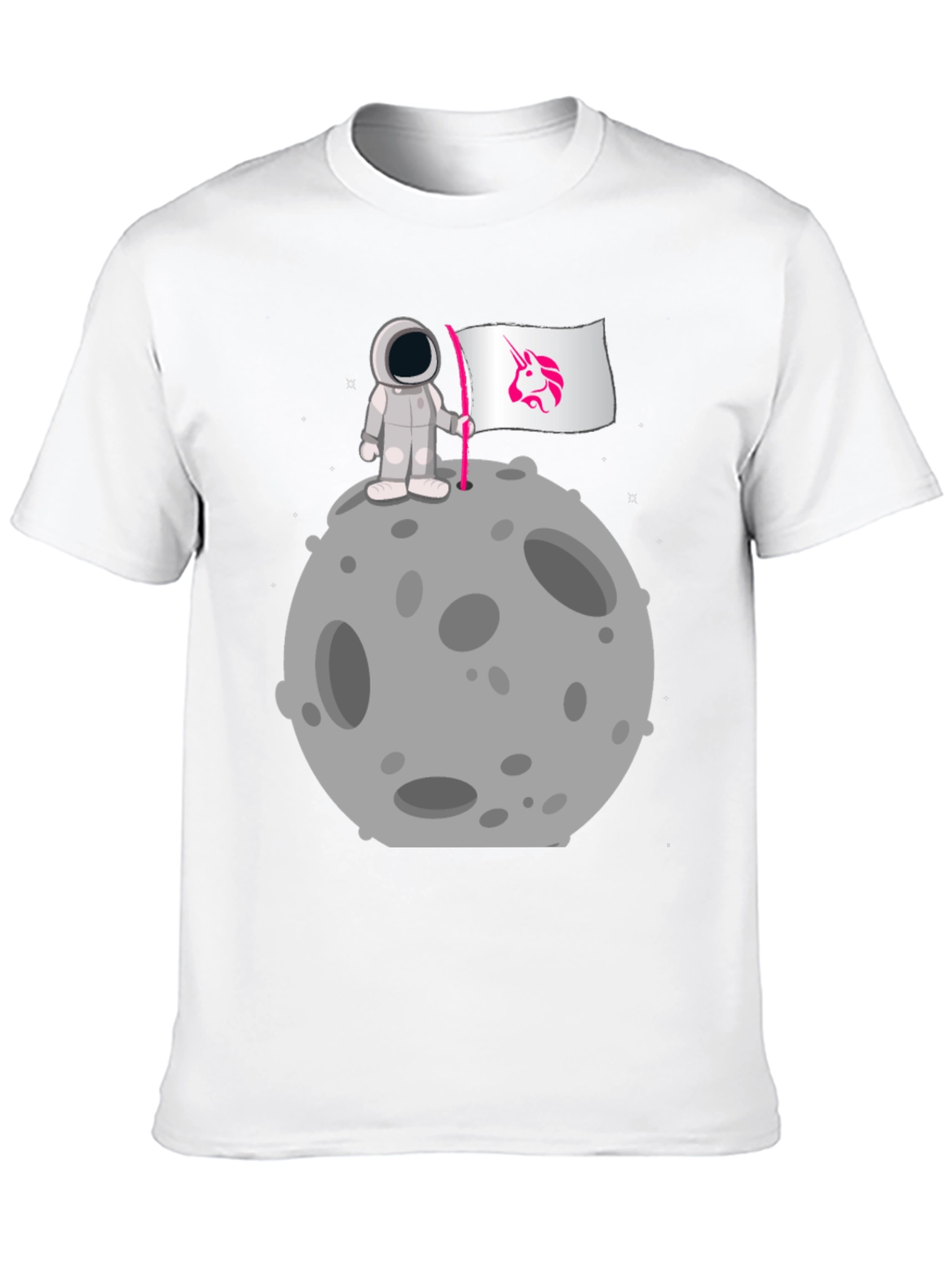 Astronaut Unicorn Flag Graphic Tee