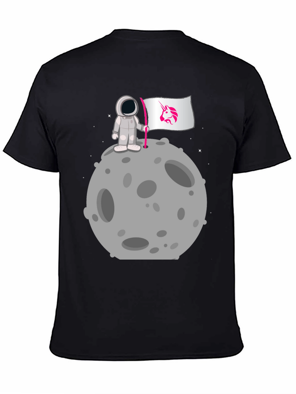 Astronaut Unicorn Flag Graphic Tee