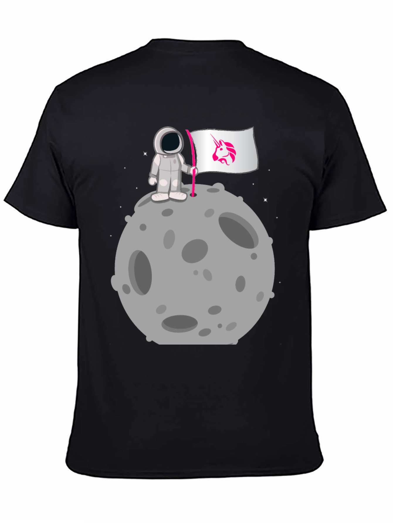 Astronaut Unicorn Flag Graphic Tee