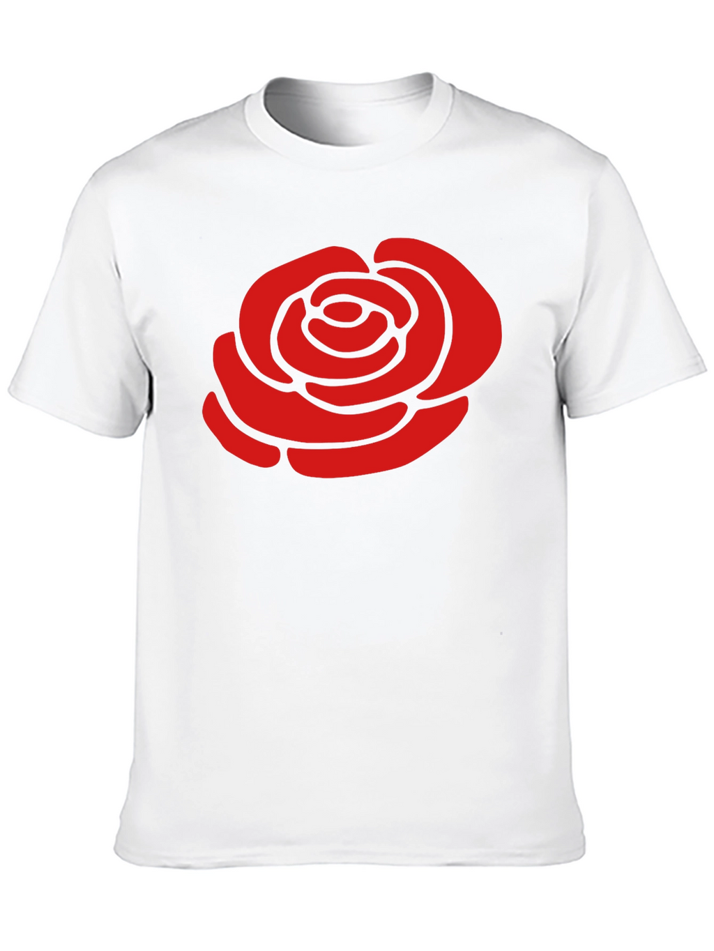 Red Rose Graphic Black T-Shirt - Stylish Casual Wear