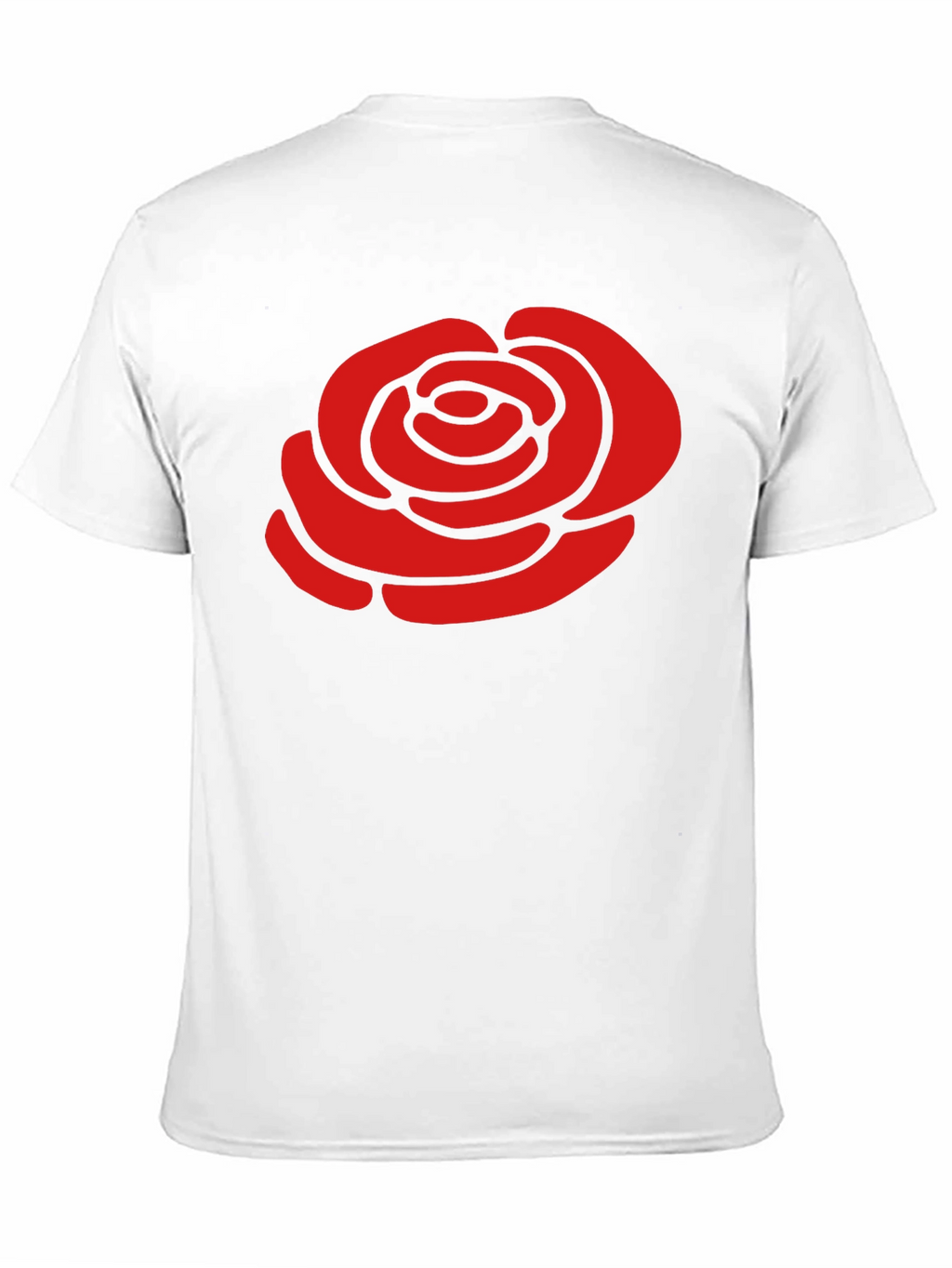 Red Rose Graphic Black T-Shirt - Stylish Casual Wear