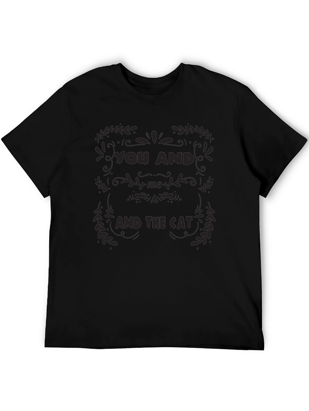 You and Me and The Cat Graphic Tee