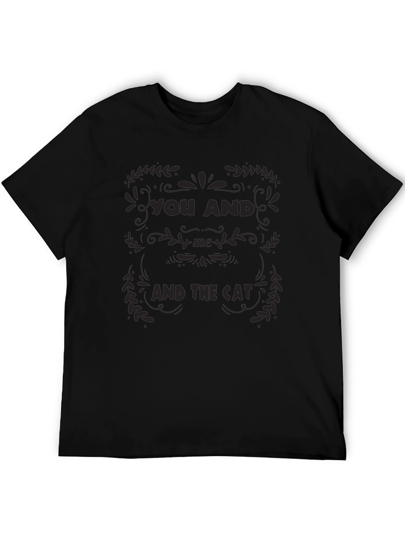 You and Me and The Cat Graphic Tee