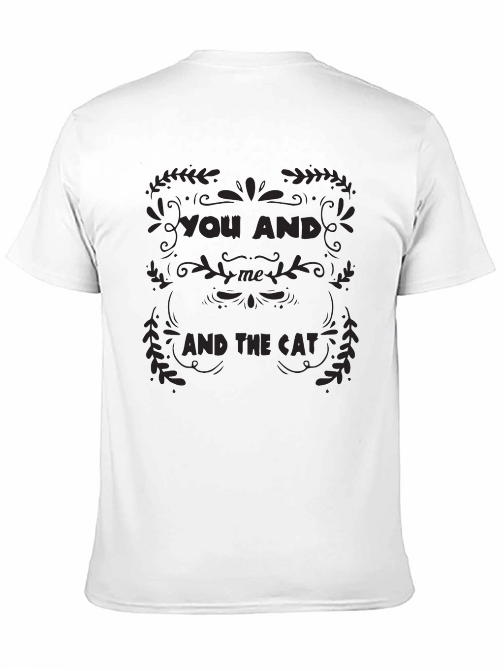 You and Me and The Cat Graphic Tee